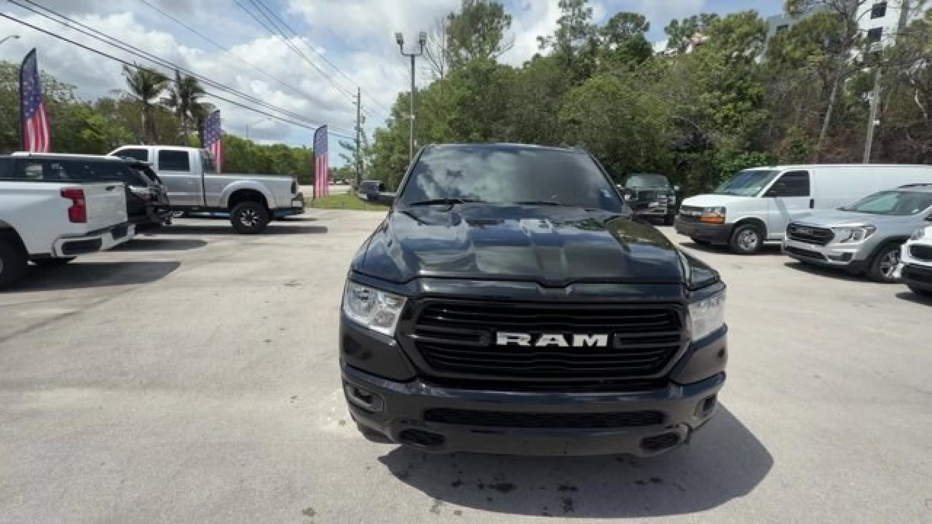 2019 Diamond Black Crystal Pearlcoat /Black Ram 1500 (1C6RREFT0KN) with an 8 5.7 L engine, Automatic transmission, located at 27610 S Dixie Hwy, Homestead, FL, 33032, (305) 749-2348, 25.510241, -80.438301 - KBB.com 10 Favorite New-for-2019 Cars. Scores 22 Highway MPG and 15 City MPG! This Ram 1500 boasts a Regular Unleaded V-8 5.7 L/345 engine powering this Automatic transmission. WHEELS: 20 X 9 ALUMINUM CHROME CLAD, TRANSMISSION: 8-SPEED AUTOMATIC (8HP75), TIRES: 275/55R20 OWL ALL SEASON.*This Ram 150 - Photo#7
