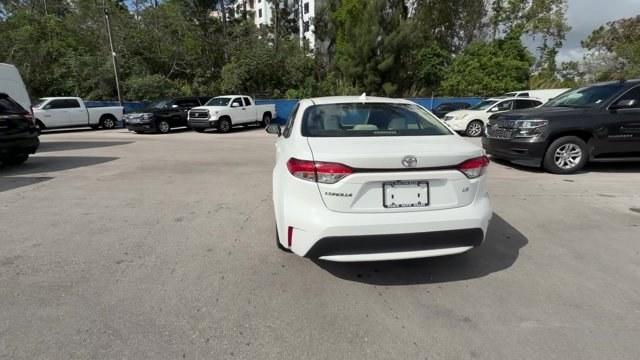 2020 White Toyota Corolla (JTDEPRAE2LJ) with an 4 1.8 L engine, Variable transmission, located at 27610 S Dixie Hwy, Homestead, FL, 33032, (305) 749-2348, 25.510241, -80.438301 - KBB.com 10 Coolest New Cars Under $20,000. Scores 38 Highway MPG and 30 City MPG! This Toyota Corolla boasts a Regular Unleaded I-4 1.8 L/110 engine powering this Variable transmission. Wireless Phone Connectivity, Wheels: 16 Wide Vent Steel, Wheels w/Full Wheel Covers.*This Toyota Corolla Comes Equ - Photo#3