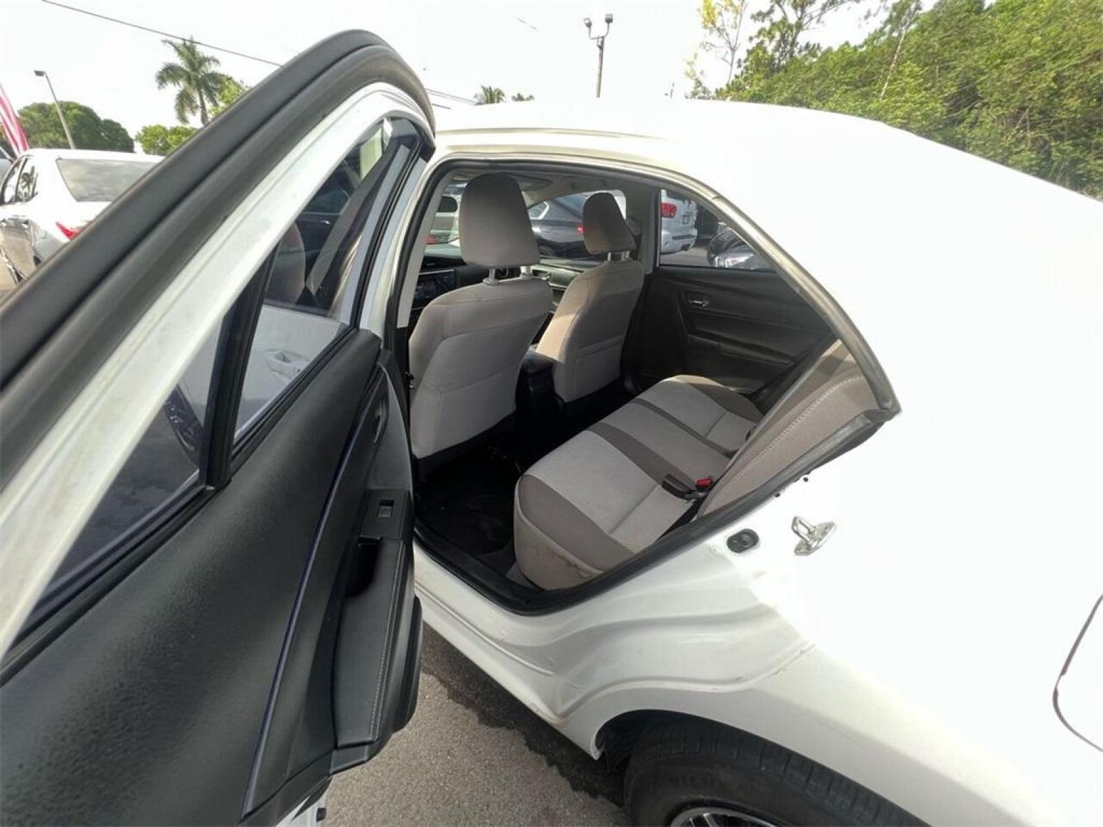 2017 Super White Toyota Corolla L (2T1BURHE8HC) with an 1.8L I4 DOHC engine, CVT transmission, located at 27610 S Dixie Hwy, Homestead, FL, 33032, (305) 749-2348, 25.510241, -80.438301 - Photo #6