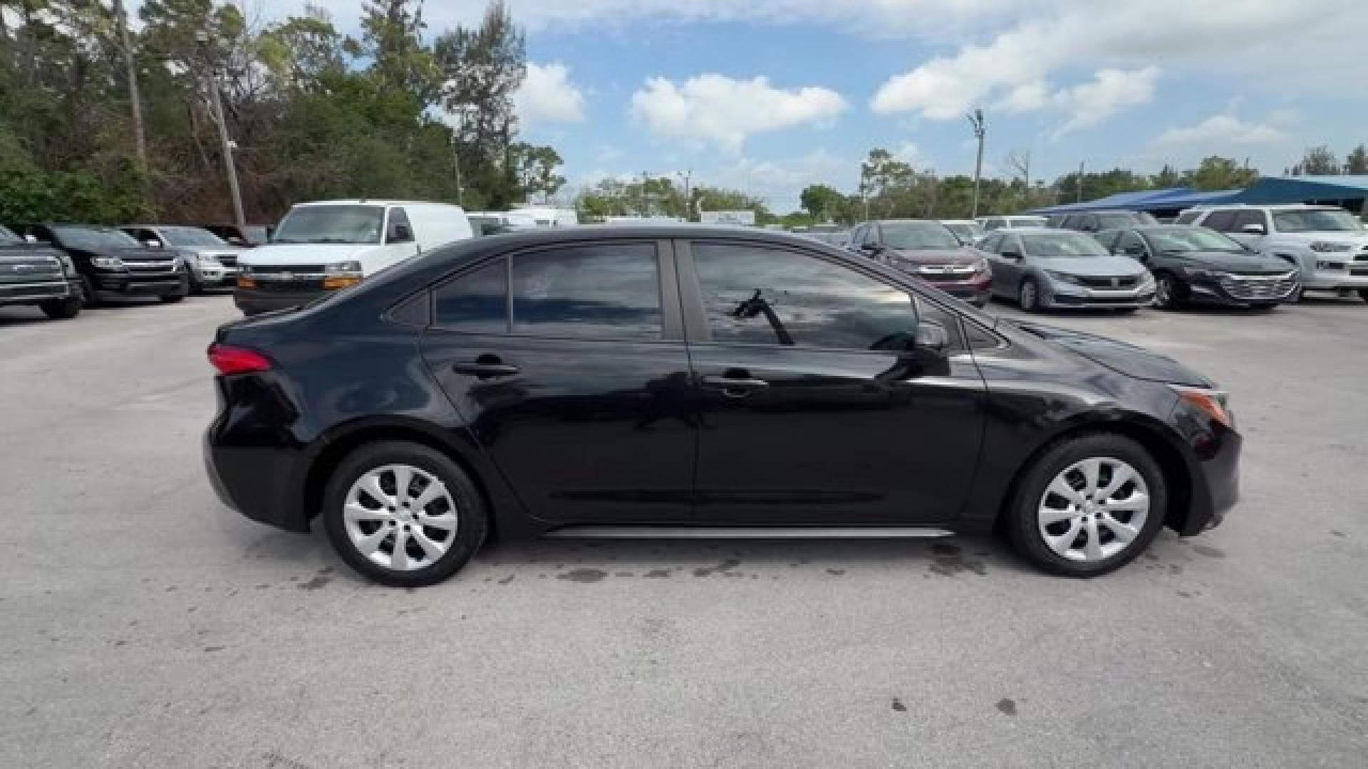 2020 Black Toyota Corolla (5YFEPRAE4LP) with an 4 1.8 L engine, Variable transmission, located at 27610 S Dixie Hwy, Homestead, FL, 33032, (305) 749-2348, 25.510241, -80.438301 - KBB.com 10 Coolest New Cars Under $20,000. Delivers 38 Highway MPG and 30 City MPG! This Toyota Corolla boasts a Regular Unleaded I-4 1.8 L/110 engine powering this Variable transmission. Wireless Phone Connectivity, Wheels: 16 Wide Vent Steel, Wheels w/Full Wheel Covers.*This Toyota Corolla Comes E - Photo#5