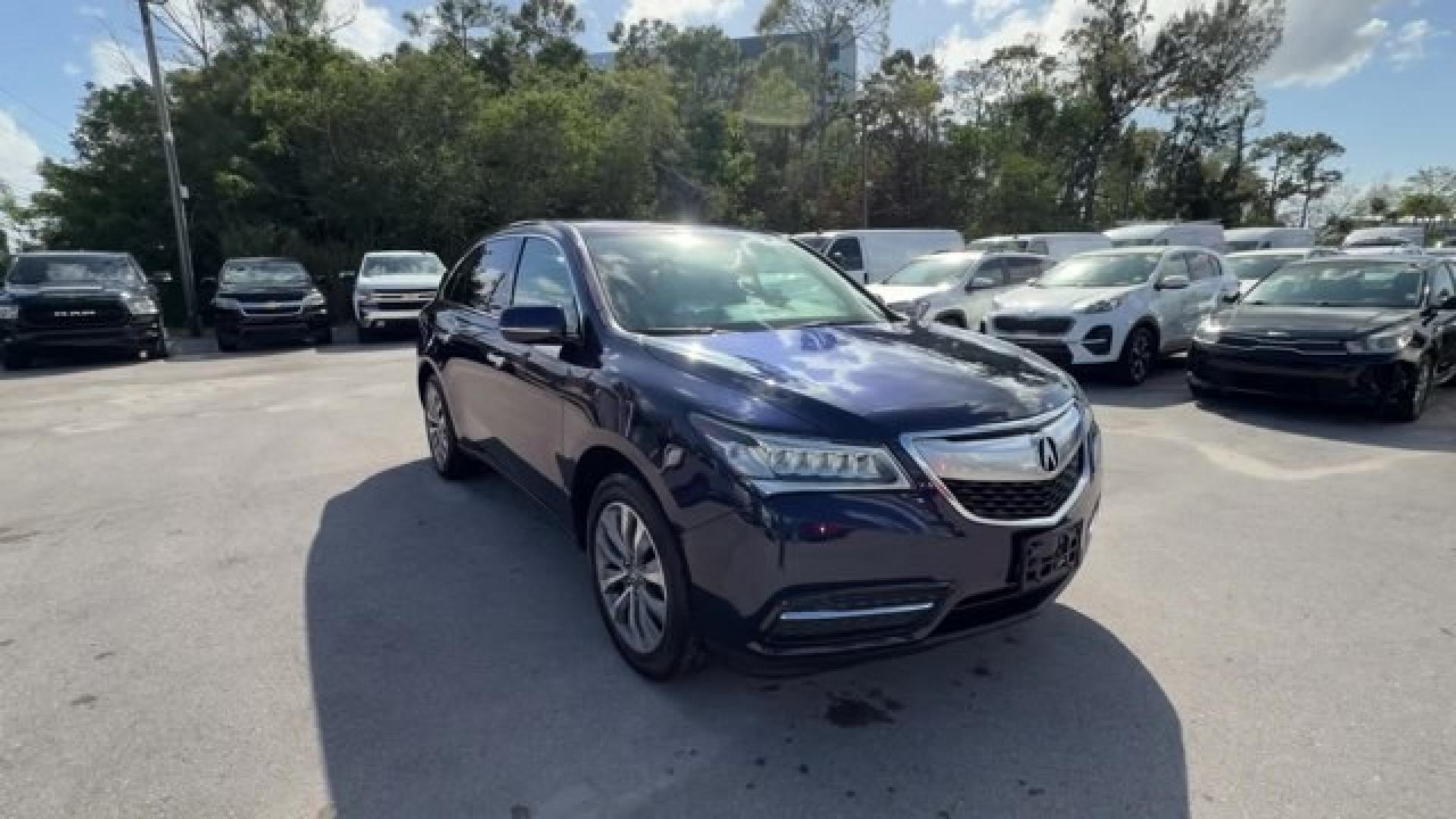 2014 Blue Acura MDX (5FRYD4H49EB) with an 6 3.5 L engine, Automatic transmission, located at 27610 S Dixie Hwy, Homestead, FL, 33032, (305) 749-2348, 25.510241, -80.438301 - IIHS Top Safety Pick+. Only 96,714 Miles! Boasts 27 Highway MPG and 18 City MPG! This Acura MDX boasts a Premium Unleaded V-6 3.5 L/212 engine powering this Automatic transmission. Window Grid Antenna, Voice Activated Dual Zone Front Automatic Air Conditioning, Vehicle Stability Assist Electronic St- Photo#6