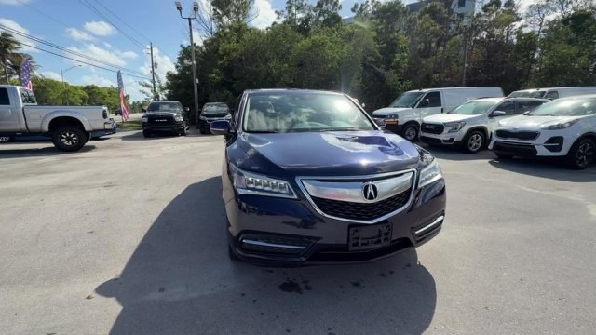 2014 Blue Acura MDX (5FRYD4H49EB) with an 6 3.5 L engine, Automatic transmission, located at 27610 S Dixie Hwy, Homestead, FL, 33032, (305) 749-2348, 25.510241, -80.438301 - IIHS Top Safety Pick+. Only 96,714 Miles! Boasts 27 Highway MPG and 18 City MPG! This Acura MDX boasts a Premium Unleaded V-6 3.5 L/212 engine powering this Automatic transmission. Window Grid Antenna, Voice Activated Dual Zone Front Automatic Air Conditioning, Vehicle Stability Assist Electronic St- Photo#7