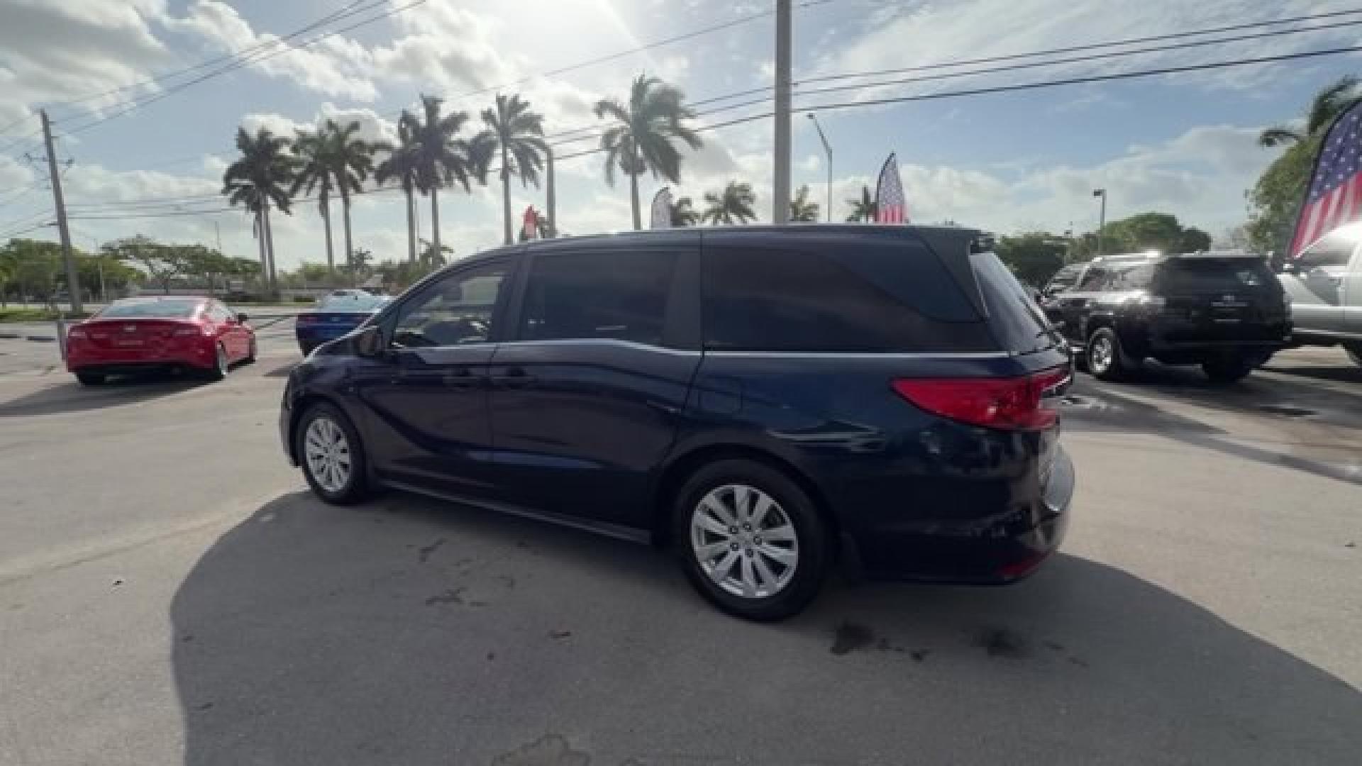 2020 Blue Honda Odyssey (5FNRL6H22LB) with an 6 3.5 L engine, Automatic transmission, located at 27610 S Dixie Hwy, Homestead, FL, 33032, (305) 749-2348, 25.510241, -80.438301 - ALG Residual Value Awards, Residual Value Awards. Boasts 28 Highway MPG and 19 City MPG! This Honda Odyssey delivers a Regular Unleaded V-6 3.5 L/212 engine powering this Automatic transmission. Wireless Phone Connectivity, VSA Electronic Stability Control (ESC), Vinyl Door Trim Insert.* This Honda - Photo#2