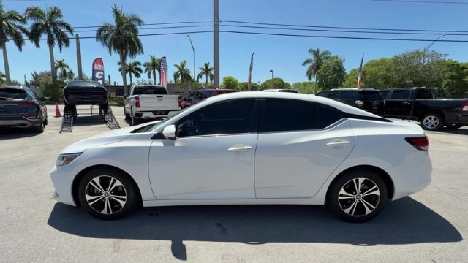 2022 Fresh Powder /Black Nissan Sentra (3N1AB8CV9NY) with an 4 2.0 L engine, Variable transmission, located at 27610 S Dixie Hwy, Homestead, FL, 33032, (305) 749-2348, 25.510241, -80.438301 - Boasts 39 Highway MPG and 29 City MPG! This Nissan Sentra boasts a Regular Unleaded I-4 2.0 L/122 engine powering this Variable transmission. FRESH POWDER, BLACK, PREMIUM CLOTH SEAT TRIM, [L92] CARPETED FLOOR MATS W/TRUNK MAT.* This Nissan Sentra Features the Following Options *Wireless Phone Connec- Photo#0