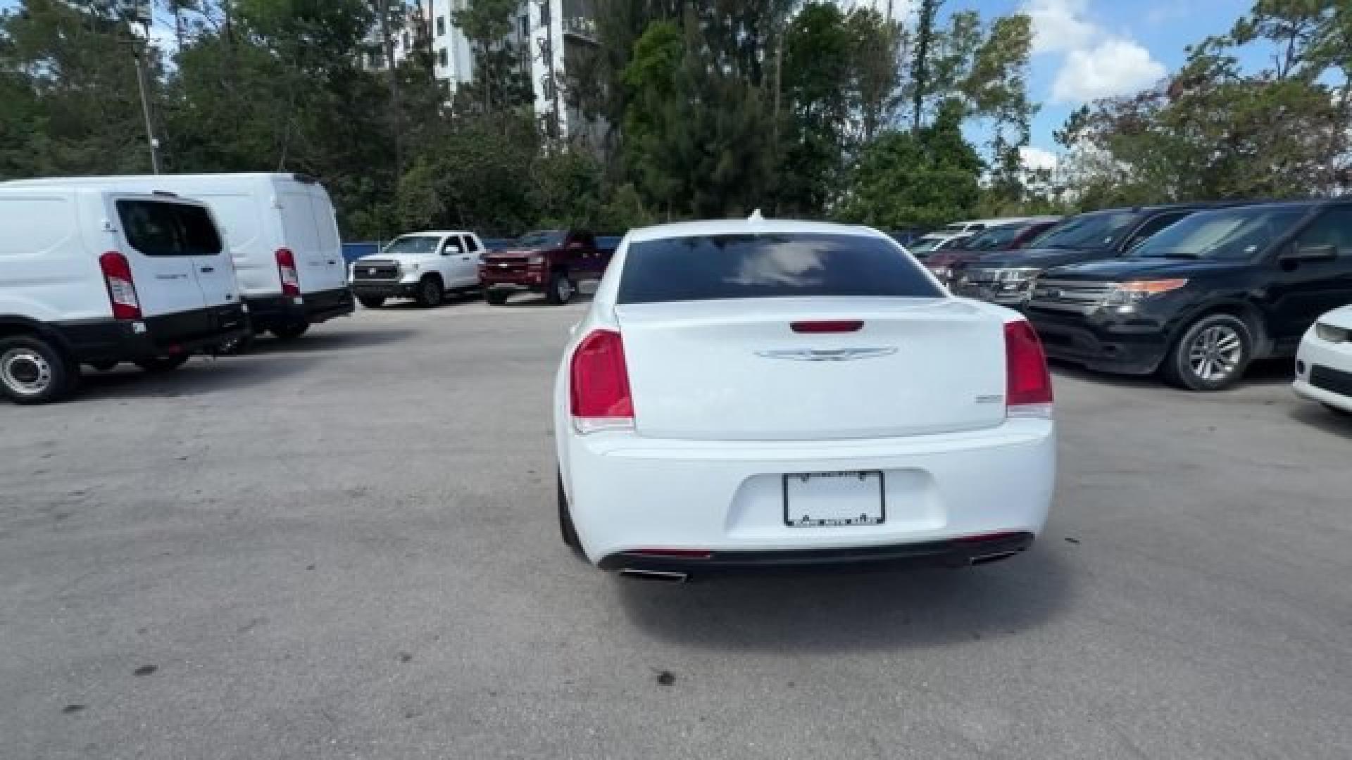 2018 Bright White Clearcoat /Black Chrysler 300 (2C3CCAAG5JH) with an 6 3.6 L engine, Automatic transmission, located at 27610 S Dixie Hwy, Homestead, FL, 33032, (305) 749-2348, 25.510241, -80.438301 - Boasts 30 Highway MPG and 19 City MPG! This Chrysler 300 boasts a Regular Unleaded V-6 3.6 L/220 engine powering this Automatic transmission. TRANSMISSION: 8-SPEED AUTOMATIC 845RE (STD), TIRES: P245/45R20 BSW AS PERFORMANCE, BRIGHT WHITE CLEARCOAT.*This Chrysler 300 Comes Equipped with These Options- Photo#3