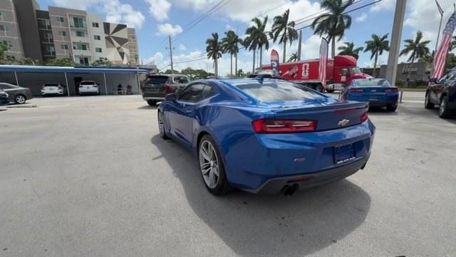2018 Hyper Blue Metallic /Jet Black Chevrolet Camaro (1G1FB1RX6J0) with an 4 2.0L engine, Automatic transmission, located at 27610 S Dixie Hwy, Homestead, FL, 33032, (305) 749-2348, 25.510241, -80.438301 - KBB.com 10 Coolest Cars Under $25,000. Scores 31 Highway MPG and 22 City MPG! This Chevrolet Camaro delivers a Gas I4 2.0L/122 engine powering this Automatic transmission. WHEELS, 20 (50.8 CM) 5-SPLIT SPOKE PREMIUM GRAY-PAINTED, MACHINED-FACE ALUMINUM, TIRES, 245/40R20, BLACKWALL, ALL-SEASON, RUN-FL - Photo#2