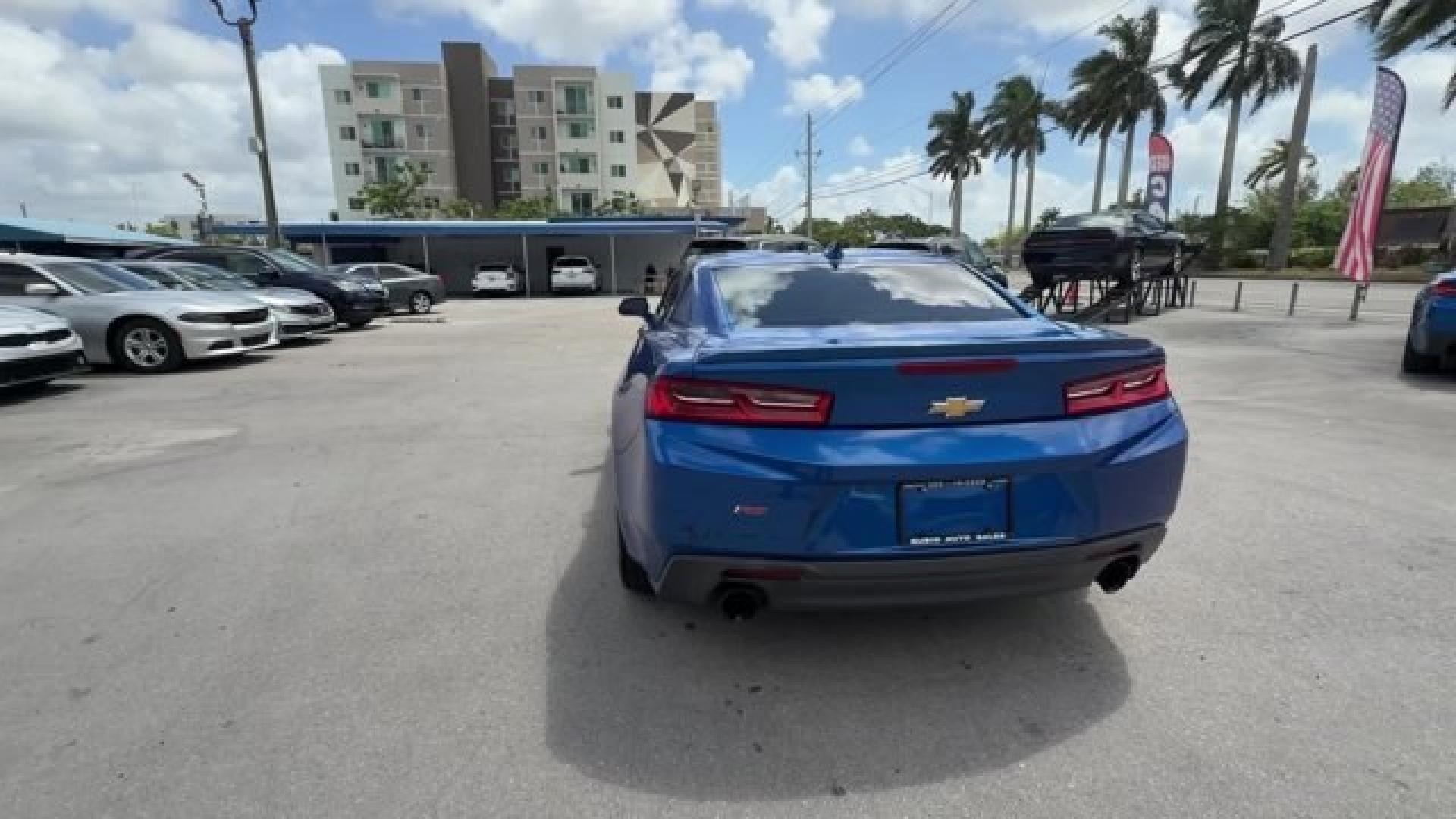 2018 Hyper Blue Metallic /Jet Black Chevrolet Camaro (1G1FB1RX6J0) with an 4 2.0L engine, Automatic transmission, located at 27610 S Dixie Hwy, Homestead, FL, 33032, (305) 749-2348, 25.510241, -80.438301 - KBB.com 10 Coolest Cars Under $25,000. Scores 31 Highway MPG and 22 City MPG! This Chevrolet Camaro delivers a Gas I4 2.0L/122 engine powering this Automatic transmission. WHEELS, 20 (50.8 CM) 5-SPLIT SPOKE PREMIUM GRAY-PAINTED, MACHINED-FACE ALUMINUM, TIRES, 245/40R20, BLACKWALL, ALL-SEASON, RUN-FL- Photo#3