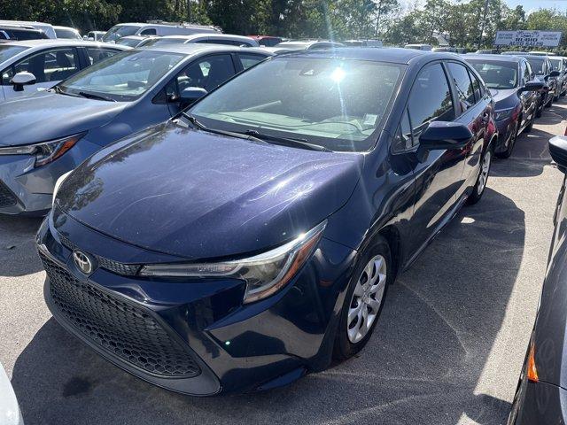 2022 Blue Toyota Corolla (5YFEPMAE3NP) with an 4 1.8 L engine, Variable transmission, located at 27610 S Dixie Hwy, Homestead, FL, 33032, (305) 749-2348, 25.510241, -80.438301 - Scores 38 Highway MPG and 30 City MPG! This Toyota Corolla boasts a Regular Unleaded I-4 1.8 L/110 engine powering this Variable transmission. Wireless Phone Connectivity, Wi-Fi Connect with up to 2GB within Mobile Hotspot Internet Access, Wheels: 16 Wide Vent Steel.* This Toyota Corolla Features th- Photo#0
