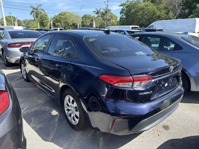 2022 Blue Toyota Corolla (5YFEPMAE3NP) with an 4 1.8 L engine, Variable transmission, located at 27610 S Dixie Hwy, Homestead, FL, 33032, (305) 749-2348, 25.510241, -80.438301 - Scores 38 Highway MPG and 30 City MPG! This Toyota Corolla boasts a Regular Unleaded I-4 1.8 L/110 engine powering this Variable transmission. Wireless Phone Connectivity, Wi-Fi Connect with up to 2GB within Mobile Hotspot Internet Access, Wheels: 16 Wide Vent Steel.* This Toyota Corolla Features th- Photo#1
