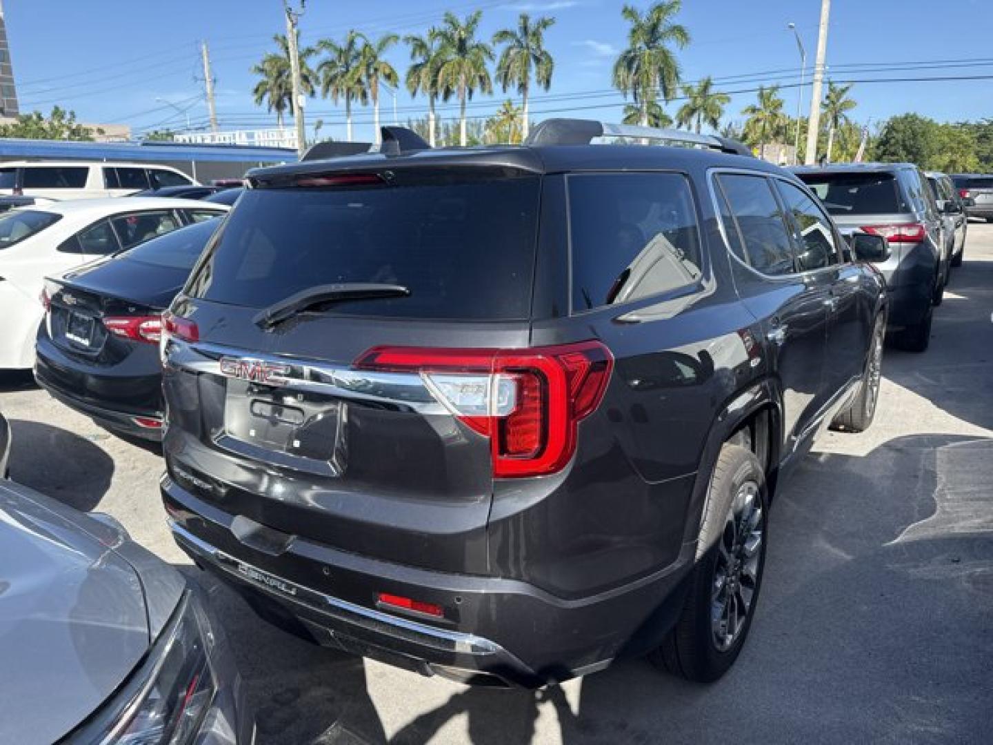 2020 Carbon Black Metallic /Jet Black GMC Acadia (1GKKNPLS3LZ) with an 6 3.6L engine, Automatic transmission, located at 27610 S Dixie Hwy, Homestead, FL, 33032, (305) 749-2348, 25.510241, -80.438301 - Delivers 27 Highway MPG and 19 City MPG! This GMC Acadia boasts a Gas V6 3.6L/222 engine powering this Automatic transmission. TRANSMISSION, 9-SPEED AUTOMATIC, ELECTRONICALLY-CONTROLLED with 3.6L V6 engine (STD), SUNROOF, DUAL SKYSCAPE 2-PANEL POWER with tilt-sliding front and fixed rear with sunscr- Photo#2