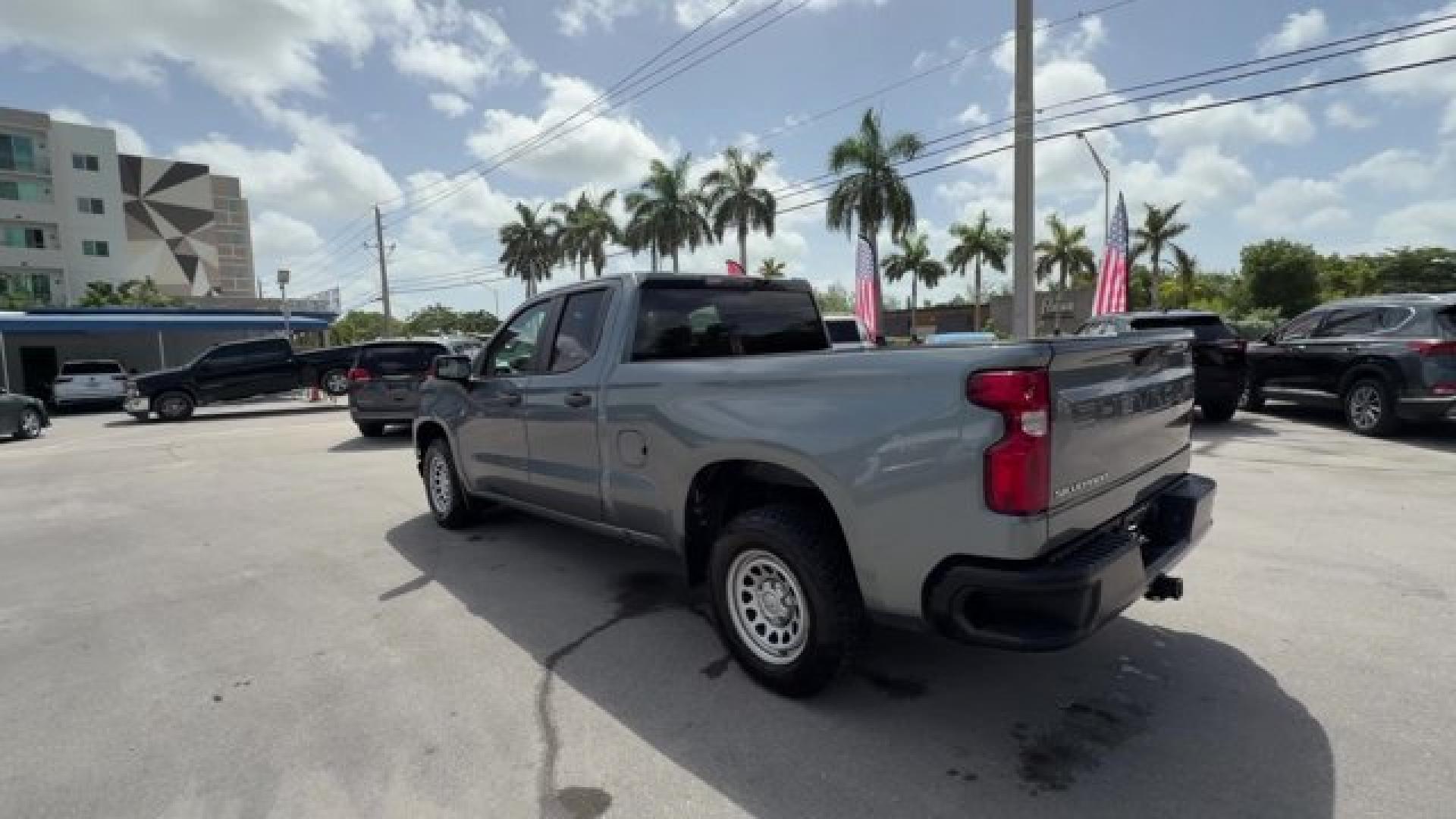 2019 Satin Steel Metallic /Jet Black Chevrolet Silverado 1500 (1GCRWAEH3KZ) with an 6 4.3L engine, Automatic transmission, located at 27610 S Dixie Hwy, Homestead, FL, 33032, (305) 749-2348, 25.510241, -80.438301 - Ward's 10 Best Engines. Boasts 21 Highway MPG and 16 City MPG! This Chevrolet Silverado 1500 delivers a Gas V6 4.3L/262 engine powering this Automatic transmission. WT CONVENIENCE PACKAGE includes (AQQ) Remote Keyless Entry, (QT5) EZ Lift power lock and release tailgate, (AKO) tinted windows, (C49)- Photo#2