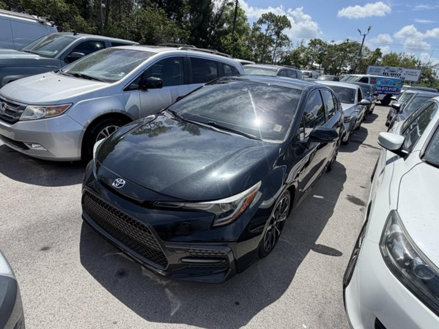 2020 Black Toyota Corolla (JTDS4RCE6LJ) with an 4 2.0 L engine, Variable transmission, located at 27610 S Dixie Hwy, Homestead, FL, 33032, (305) 749-2348, 25.510241, -80.438301 - KBB.com 10 Coolest New Cars Under $20,000. Boasts 40 Highway MPG and 31 City MPG! This Toyota Corolla boasts a Regular Unleaded I-4 2.0 L/121 engine powering this Variable transmission. Wireless Phone Connectivity, Variable Intermittent Wipers, Trunk Rear Cargo Access.*This Toyota Corolla Comes Equi- Photo#0