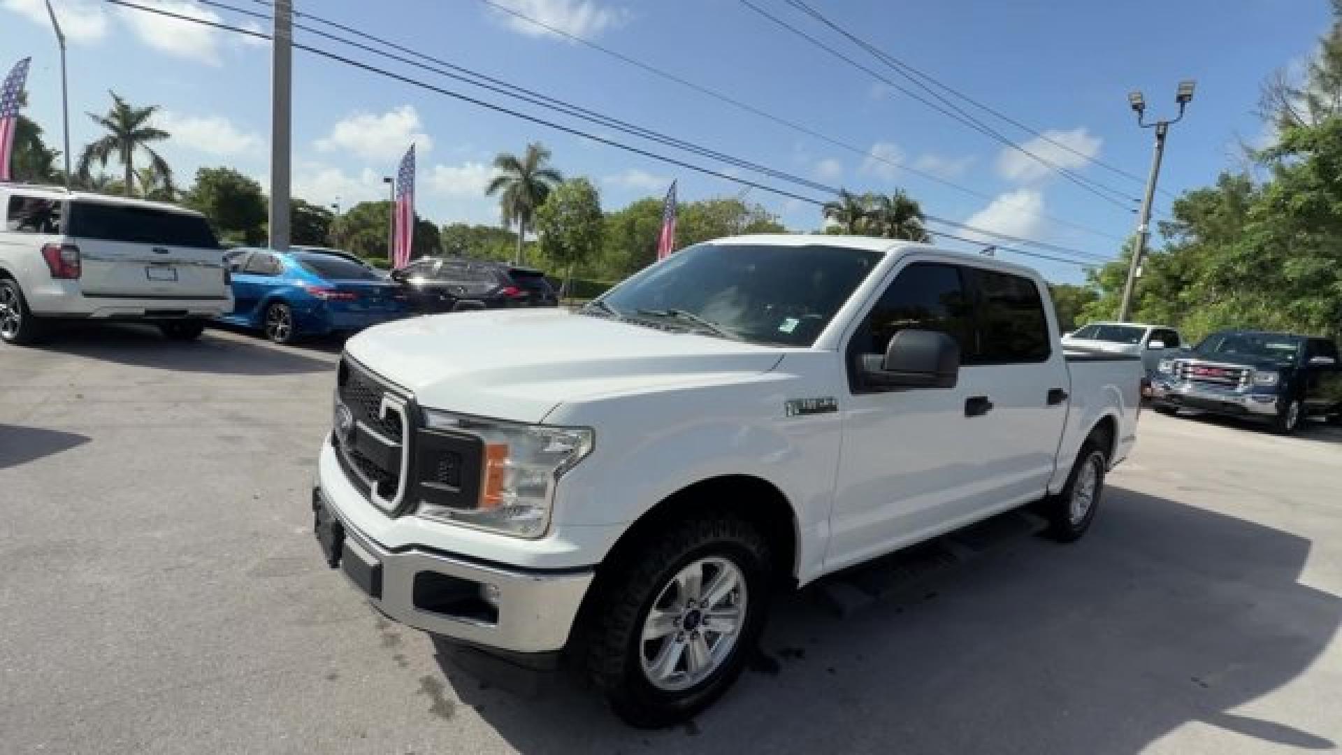 2018 White Ford F-150 (1FTEW1CB3JF) with an 6 3.3 L engine, Automatic transmission, located at 27610 S Dixie Hwy, Homestead, FL, 33032, (305) 749-2348, 25.510241, -80.438301 - KBB.com Brand Image Awards. Delivers 25 Highway MPG and 20 City MPG! This Ford F-150 delivers a Regular Unleaded V-6 3.3 L/204 engine powering this Automatic transmission. Variable Intermittent Wipers, Urethane Gear Shifter Material, Transmission: Electronic 6-Speed Automatic -inc: selectable drive- Photo#0