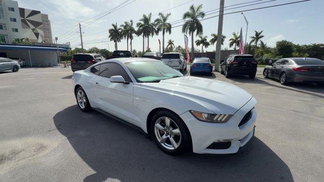 2017 White Ford Mustang (1FA6P8AM1H5) with an 6 3.7 L engine, Automatic transmission, located at 27610 S Dixie Hwy, Homestead, FL, 33032, (305) 749-2348, 25.510241, -80.438301 - KBB.com Brand Image Awards. Only 101,462 Miles! Boasts 27 Highway MPG and 18 City MPG! This Ford Mustang delivers a Regular Unleaded V-6 3.7 L/227 engine powering this Automatic transmission. ENGINE: 3.7L TI-VCT V6 (STD), Wireless Phone Connectivity, Wheels: 17 x 7.5 Sparkle Silver Painted Aluminum.- Photo#5