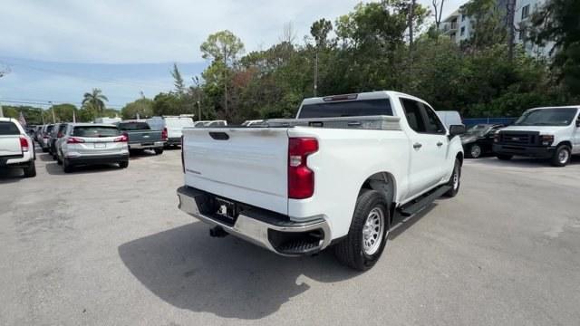2021 Summit White /Jet Black Chevrolet Silverado 1500 (3GCPWAEH8MG) with an 6 4.3L engine, Automatic transmission, located at 27610 S Dixie Hwy, Homestead, FL, 33032, (305) 749-2348, 25.510241, -80.438301 - Scores 21 Highway MPG and 16 City MPG! This Chevrolet Silverado 1500 boasts a Gas V6 4.3L/262 engine powering this Automatic transmission. WT VALUE PACKAGE includes (PCV) WT Convenience Package and (Z82) Trailering Package, WORK TRUCK PREFERRED EQUIPMENT GROUP includes standard equipment, WHEELS, 17- Photo#4