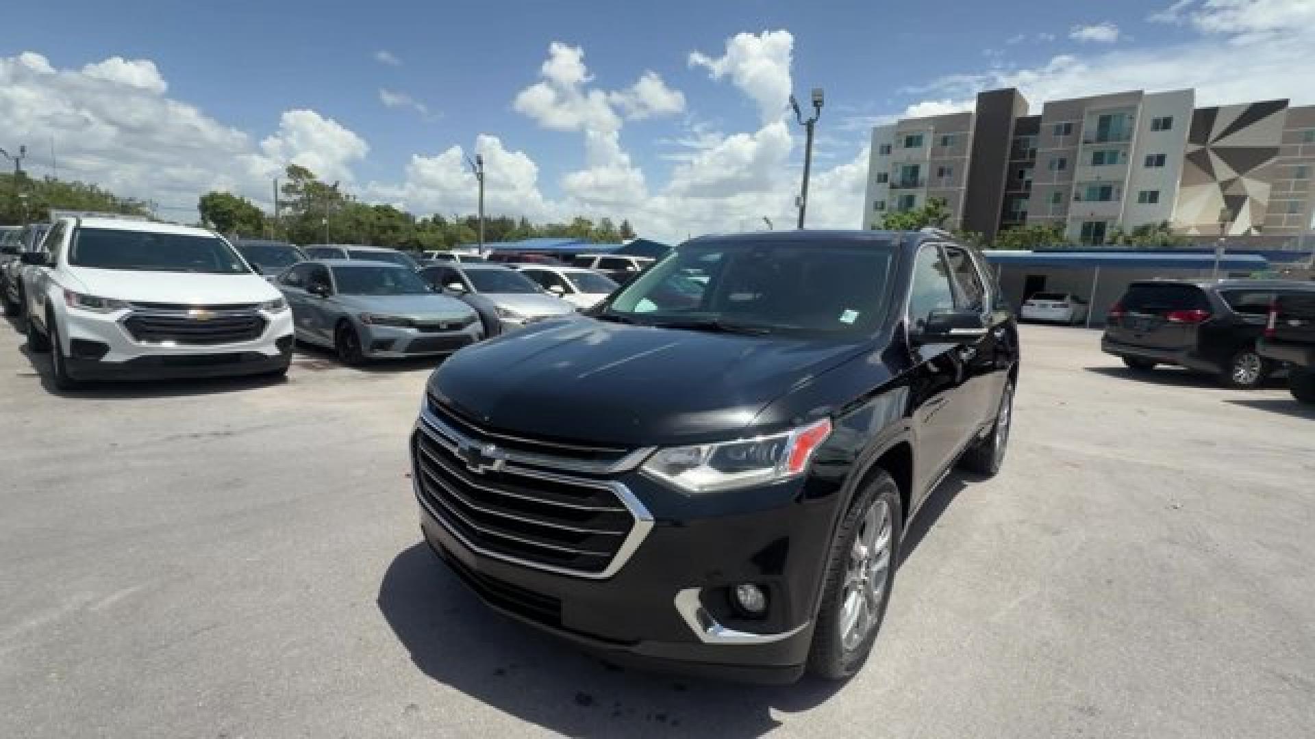 2018 Mosaic Black Metallic /Jet Black Chevrolet Traverse (1GNERKKW0JJ) with an 6 3.6L engine, Automatic transmission, located at 27610 S Dixie Hwy, Homestead, FL, 33032, (305) 749-2348, 25.510241, -80.438301 - KBB.com Best Family Cars. Scores 27 Highway MPG and 18 City MPG! This Chevrolet Traverse boasts a Gas V6 3.6L/ engine powering this Automatic transmission. TRANSMISSION, 9-SPEED AUTOMATIC (STD), SUNROOF, DUAL SKYSCAPE 2-PANEL POWER with tilt-sliding front and fixed rear with sunscreen, SEATS, FRONT- Photo#0