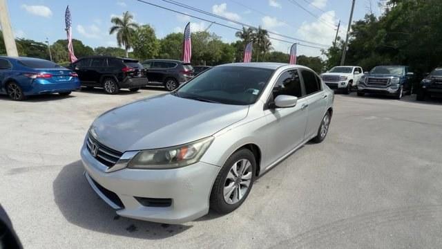 2014 Silver Honda Accord Sedan (1HGCR2F39EA) with an 4 2.4 L engine, Variable transmission, located at 27610 S Dixie Hwy, Homestead, FL, 33032, (305) 749-2348, 25.510241, -80.438301 - IIHS Top Safety Pick+. Delivers 36 Highway MPG and 27 City MPG! This Honda Accord Sedan boasts a Regular Unleaded I-4 2.4 L/144 engine powering this Variable transmission. Window Grid Antenna, Wheels: 16 Alloy, Vinyl Door Trim Insert.* This Honda Accord Sedan Features the Following Options *Valet Fu- Photo#0