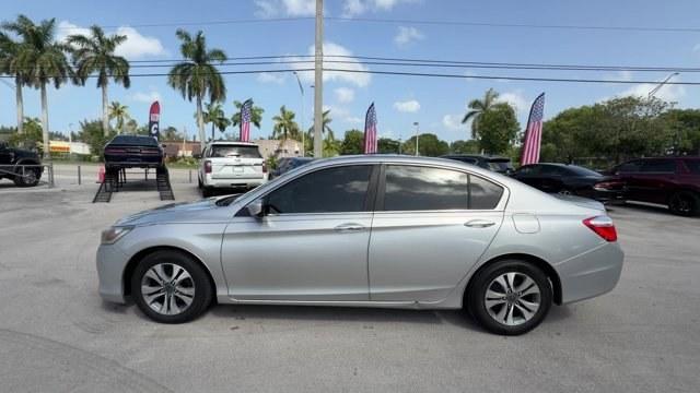 2014 Silver Honda Accord Sedan (1HGCR2F39EA) with an 4 2.4 L engine, Variable transmission, located at 27610 S Dixie Hwy, Homestead, FL, 33032, (305) 749-2348, 25.510241, -80.438301 - IIHS Top Safety Pick+. Delivers 36 Highway MPG and 27 City MPG! This Honda Accord Sedan boasts a Regular Unleaded I-4 2.4 L/144 engine powering this Variable transmission. Window Grid Antenna, Wheels: 16 Alloy, Vinyl Door Trim Insert.* This Honda Accord Sedan Features the Following Options *Valet Fu- Photo#1