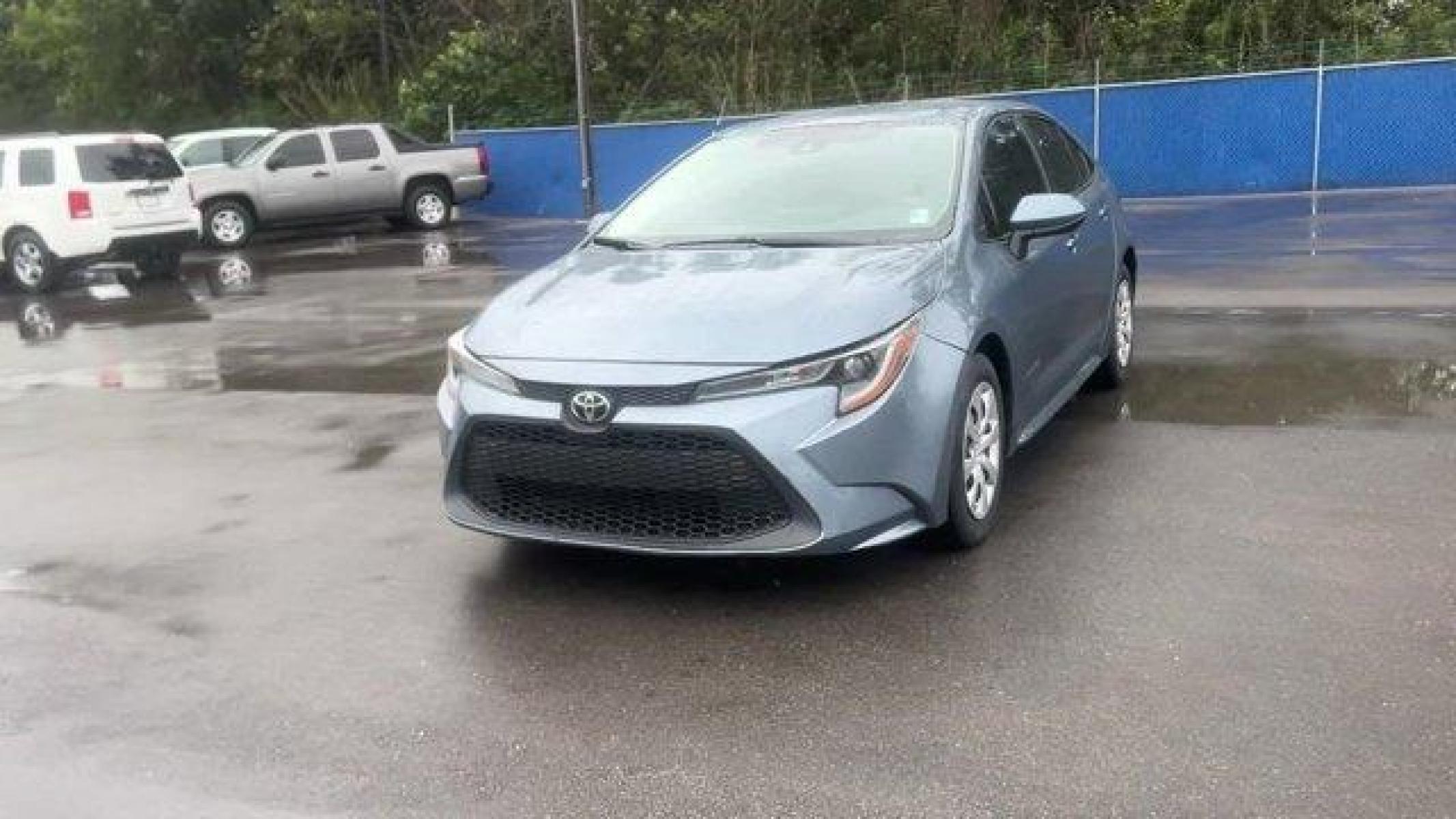 2020 Blue Toyota Corolla LE (5YFEPRAE3LP) with an 4 1.8 L engine, Variable transmission, located at 27610 S Dixie Hwy, Homestead, FL, 33032, (305) 749-2348, 25.510241, -80.438301 - KBB.com 10 Coolest New Cars Under $20,000. Scores 38 Highway MPG and 30 City MPG! This Toyota Corolla delivers a Regular Unleaded I-4 1.8 L/110 engine powering this Variable transmission. Wheels: 16 Wide Vent Steel, Wheels w/Full Wheel Covers, Variable Intermittent Wipers.*This Toyota Corolla Comes - Photo #0