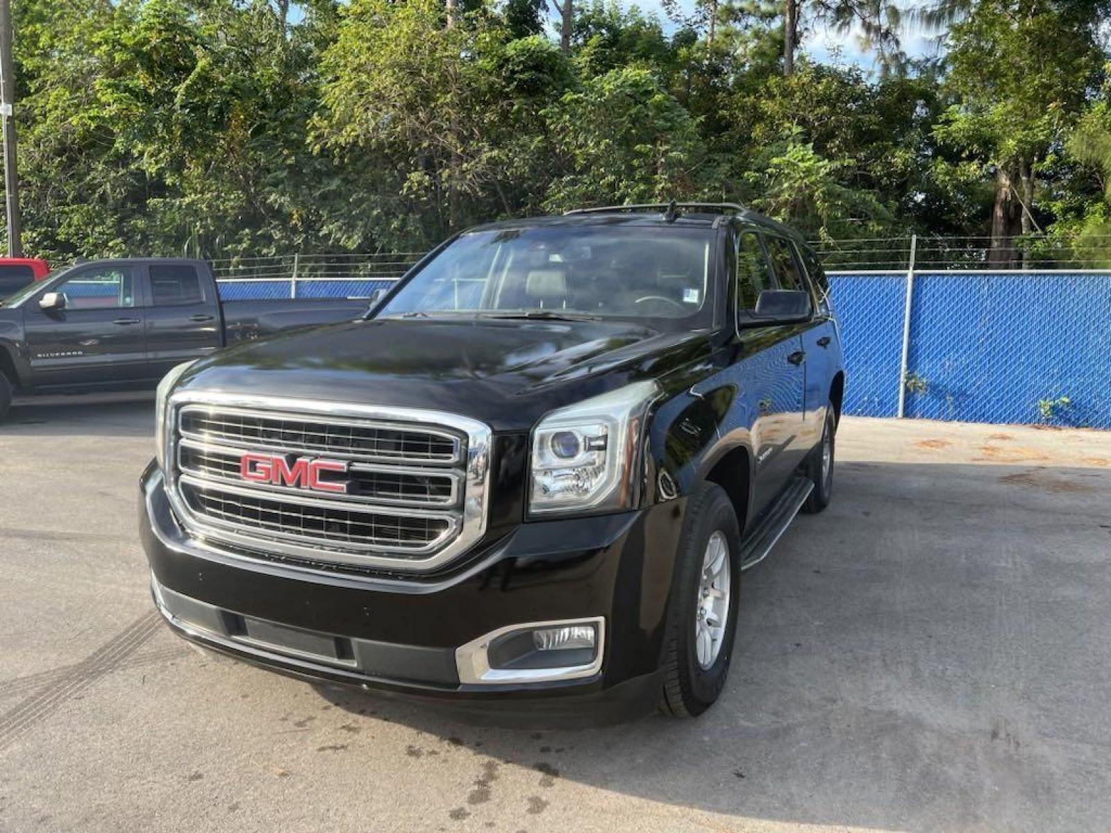 2016 Onyx Black /Jet Black GMC Yukon SLT (1GKS1BKC1GR) with an EcoTec3 5.3L V8 engine, Automatic transmission, located at 27610 S Dixie Hwy, Homestead, FL, 33032, (305) 749-2348, 25.510241, -80.438301 - Photo #2