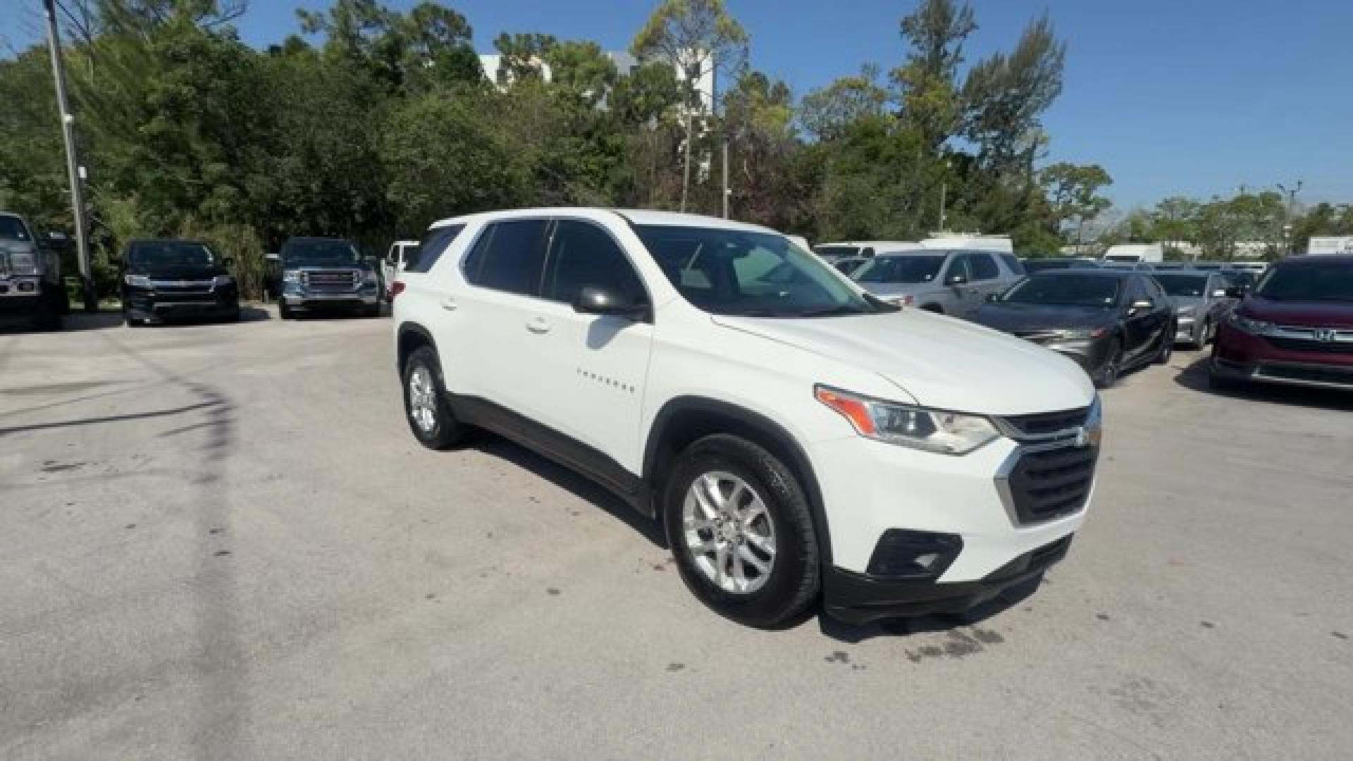 2019 Summit White /Jet Black Chevrolet Traverse LS (1GNERFKW6KJ) with an 6 3.6L engine, Automatic transmission, located at 27610 S Dixie Hwy, Homestead, FL, 33032, (305) 749-2348, 25.510241, -80.438301 - KBB.com 12 Best Family Cars. Delivers 27 Highway MPG and 18 City MPG! This Chevrolet Traverse boasts a Gas V6 3.6L/217 engine powering this Automatic transmission. WHEELS, 18 (45.7 CM) BRIGHT SILVER PAINTED ALUMINUM (STD), TRANSMISSION, 9-SPEED AUTOMATIC (STD), TIRES, P255/65R18 ALL-SEASON BLACKWALL- Photo#6