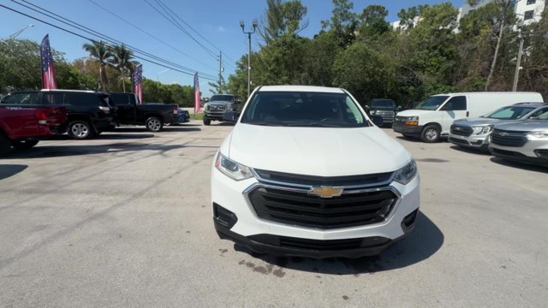 2019 Summit White /Jet Black Chevrolet Traverse LS (1GNERFKW6KJ) with an 6 3.6L engine, Automatic transmission, located at 27610 S Dixie Hwy, Homestead, FL, 33032, (305) 749-2348, 25.510241, -80.438301 - KBB.com 12 Best Family Cars. Delivers 27 Highway MPG and 18 City MPG! This Chevrolet Traverse boasts a Gas V6 3.6L/217 engine powering this Automatic transmission. WHEELS, 18 (45.7 CM) BRIGHT SILVER PAINTED ALUMINUM (STD), TRANSMISSION, 9-SPEED AUTOMATIC (STD), TIRES, P255/65R18 ALL-SEASON BLACKWALL- Photo#7