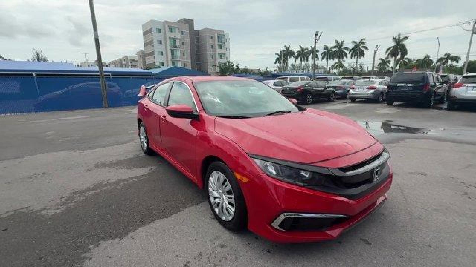 2019 Red Honda Civic Sedan LX (2HGFC2F66KH) with an 4 2.0 L engine, Variable transmission, located at 27610 S Dixie Hwy, Homestead, FL, 33032, (305) 749-2348, 25.510241, -80.438301 - Only 43,117 Miles! Delivers 38 Highway MPG and 30 City MPG! This Honda Civic Sedan delivers a Regular Unleaded I-4 2.0 L/122 engine powering this Variable transmission. Window Grid Antenna, Wheels: 16 w/Full Covers, VSA Electronic Stability Control (ESC).*This Honda Civic Sedan Comes Equipped with T - Photo#6