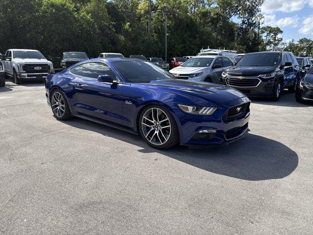 2015 Blue Ford Mustang GT Premium (1FA6P8CFXF5) with an 8 5.0 L engine, Automatic transmission, located at 27610 S Dixie Hwy, Homestead, FL, 33032, (305) 749-2348, 25.510241, -80.438301 - KBB.com Best Buy Awards Finalist. Only 92,923 Miles! Scores 25 Highway MPG and 15 City MPG! This Ford Mustang boasts a Premium Unleaded V-8 5.0 L/302 engine powering this Automatic transmission. Wheels: 18 x 8 Magnetic Painted/Machined -inc: Aluminum, Trunk Rear Cargo Access, Trip Computer.*This For - Photo#6