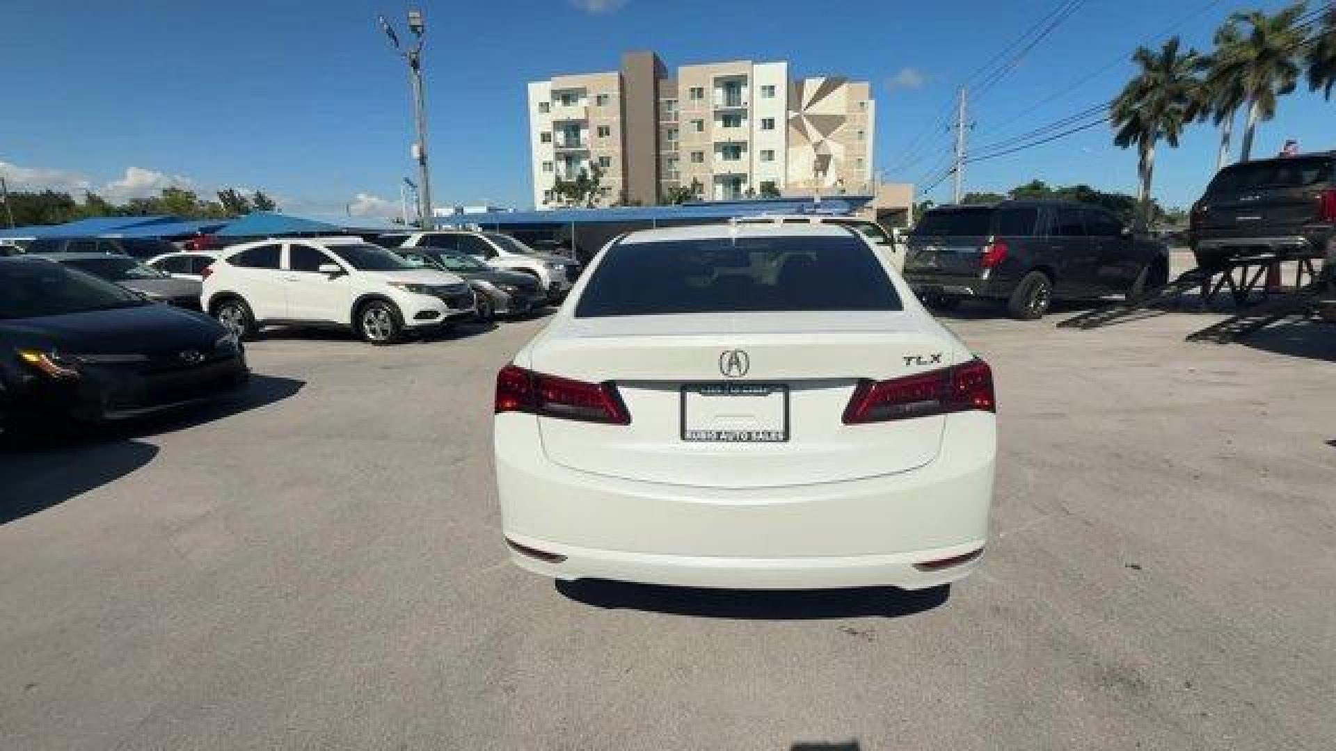 2016 White Acura TLX V6 (19UUB2F37GA) with an 6 3.5 L engine, Automatic transmission, located at 27610 S Dixie Hwy, Homestead, FL, 33032, (305) 749-2348, 25.510241, -80.438301 - KBB.com 10 Best Luxury Cars Under $35,000. Scores 34 Highway MPG and 21 City MPG! This Acura TLX boasts a Premium Unleaded V-6 3.5 L/212 engine powering this Automatic transmission. Window Grid Antenna, Wheels: 18 x 7.5 Aluminum-Alloy, Vehicle Stability Assist Electronic Stability Control (ESC).* Th - Photo#3