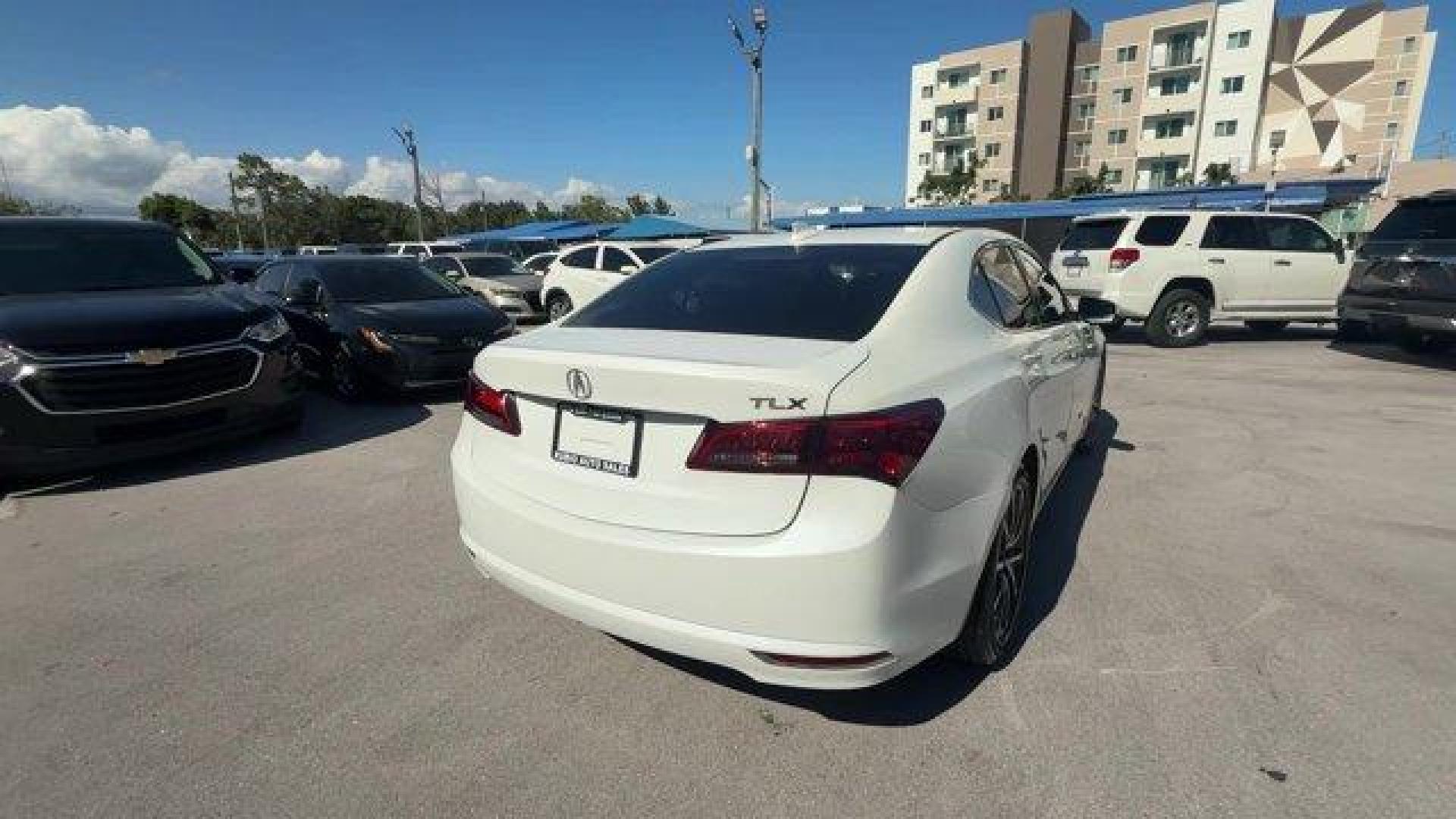 2016 White Acura TLX V6 (19UUB2F37GA) with an 6 3.5 L engine, Automatic transmission, located at 27610 S Dixie Hwy, Homestead, FL, 33032, (305) 749-2348, 25.510241, -80.438301 - KBB.com 10 Best Luxury Cars Under $35,000. Scores 34 Highway MPG and 21 City MPG! This Acura TLX boasts a Premium Unleaded V-6 3.5 L/212 engine powering this Automatic transmission. Window Grid Antenna, Wheels: 18 x 7.5 Aluminum-Alloy, Vehicle Stability Assist Electronic Stability Control (ESC).* Th - Photo#4