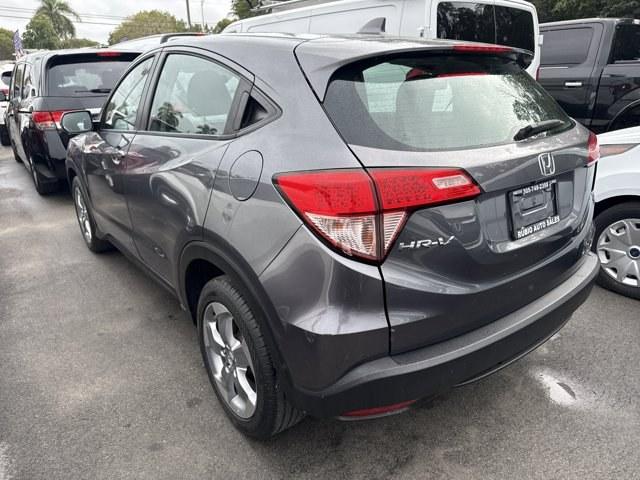 2018 Gray Honda HR-V LX 2WD CVT (3CZRU5H39JG) with an 4 1.8 L engine, Variable transmission, located at 27610 S Dixie Hwy, Homestead, FL, 33032, (305) 749-2348, 25.510241, -80.438301 - KBB.com 10 Most Awarded Brands. Only 70,359 Miles! Boasts 34 Highway MPG and 28 City MPG! This Honda HR-V delivers a Regular Unleaded I-4 1.8 L/110 engine powering this Variable transmission. Wheels: 17 Machine-Finished Alloy w/Silver Insert, VSA Electronic Stability Control (ESC), Urethane Gear Shi - Photo#1
