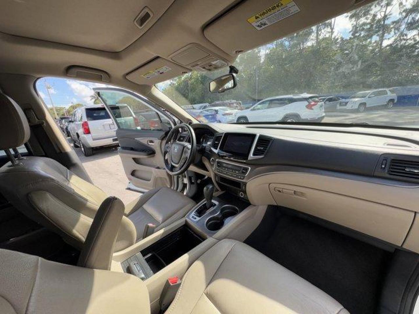 2016 White Honda Pilot EX-L (5FNYF5H57GB) with an 6 3.5 L engine, Automatic transmission, located at 27610 S Dixie Hwy, Homestead, FL, 33032, (305) 749-2348, 25.510241, -80.438301 - ALG Residual Value Awards, Residual Value Awards. Boasts 27 Highway MPG and 19 City MPG! This Honda Pilot boasts a Regular Unleaded V-6 3.5 L/212 engine powering this Automatic transmission. Window Grid Antenna, Wheels: 18 Alloy, Wheels w/Machined Accents.*This Honda Pilot Comes Equipped with These - Photo#11
