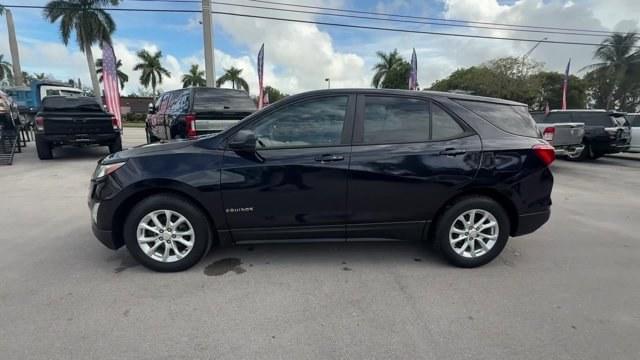 2020 Midnight Blue Metallic /Medium Ash Gray Chevrolet Equinox LS (2GNAXHEVXL6) with an 4 1.5L engine, Automatic transmission, located at 27610 S Dixie Hwy, Homestead, FL, 33032, (305) 749-2348, 25.510241, -80.438301 - IIHS Top Safety Pick with specific headlights. Delivers 31 Highway MPG and 26 City MPG! This Chevrolet Equinox boasts a Turbocharged Gas I4 1.5L/92 engine powering this Automatic transmission. WHEELS, 17 (43.2 CM) ALUMINUM (STD), TRANSMISSION, 6-SPEED AUTOMATIC, ELECTRONICALLY-CONTROLLED WITH OVERDR - Photo#1