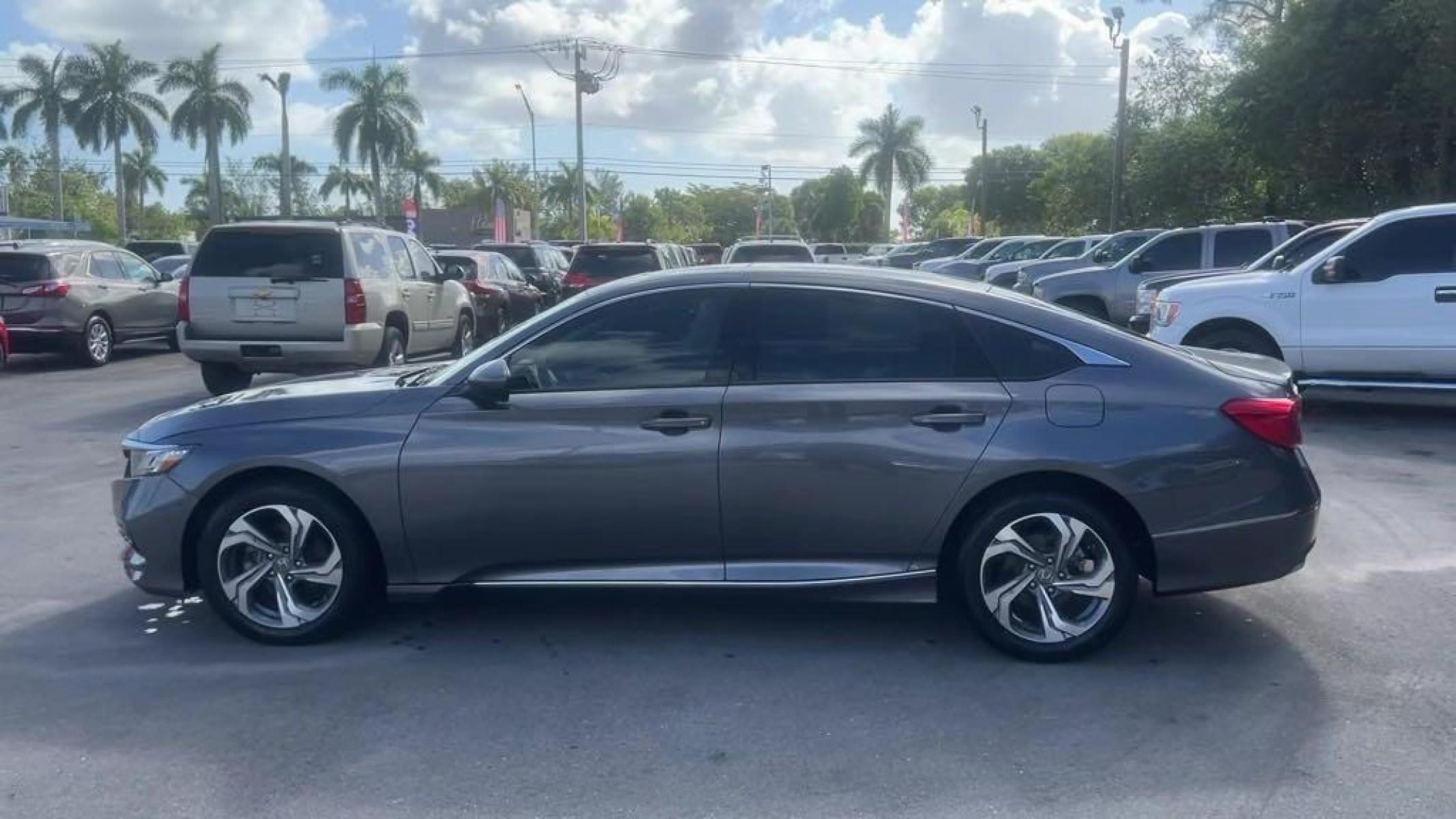 2020 Modern Steel Metallic Honda Accord EX (1HGCV1F43LA) with an 1.5T I4 DOHC 16V Turbocharged VTEC engine, CVT transmission, located at 27610 S Dixie Hwy, Homestead, FL, 33032, (305) 749-2348, 25.510241, -80.438301 - Photo #1