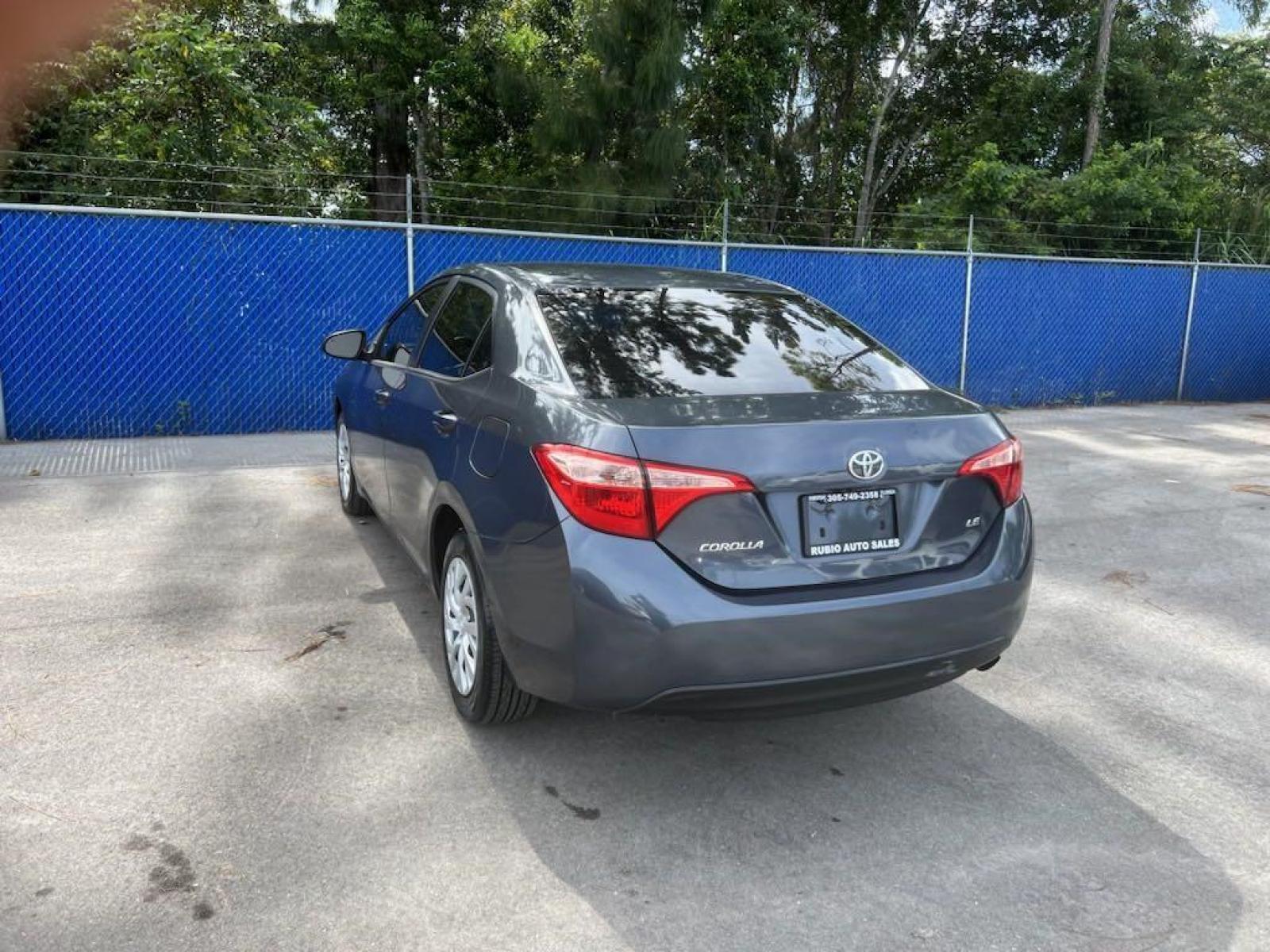 2019 Slate Metallic /Black Toyota Corolla L (5YFBURHE1KP) with an 1.8L I4 DOHC engine, CVT transmission, located at 27610 S Dixie Hwy, Homestead, FL, 33032, (305) 749-2348, 25.510241, -80.438301 - Photo #4