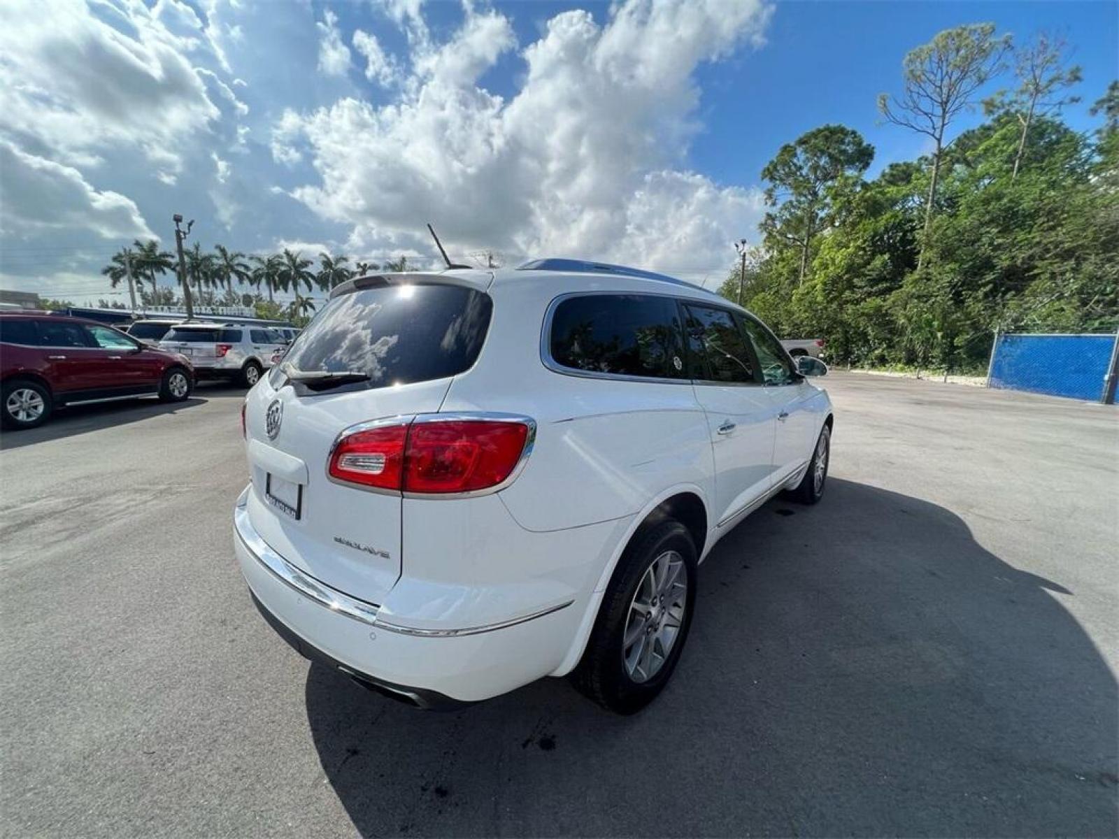 2016 Summit White /Light Titanium Buick Enclave Leather Group (5GAKRBKD9GJ) with an 3.6L V6 SIDI VVT engine, Automatic transmission, located at 27610 S Dixie Hwy, Homestead, FL, 33032, (305) 749-2348, 25.510241, -80.438301 - Photo #1