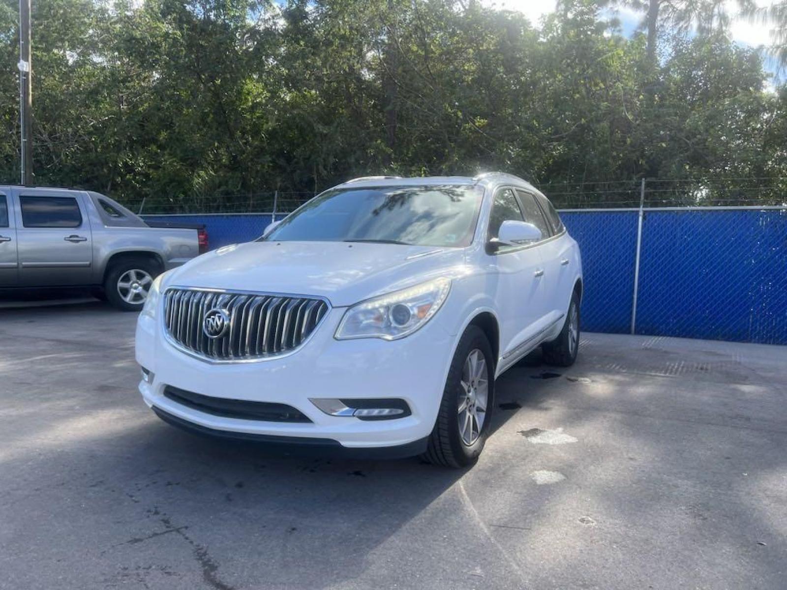 2016 Summit White /Light Titanium Buick Enclave Leather Group (5GAKRBKD9GJ) with an 3.6L V6 SIDI VVT engine, Automatic transmission, located at 27610 S Dixie Hwy, Homestead, FL, 33032, (305) 749-2348, 25.510241, -80.438301 - Photo #2