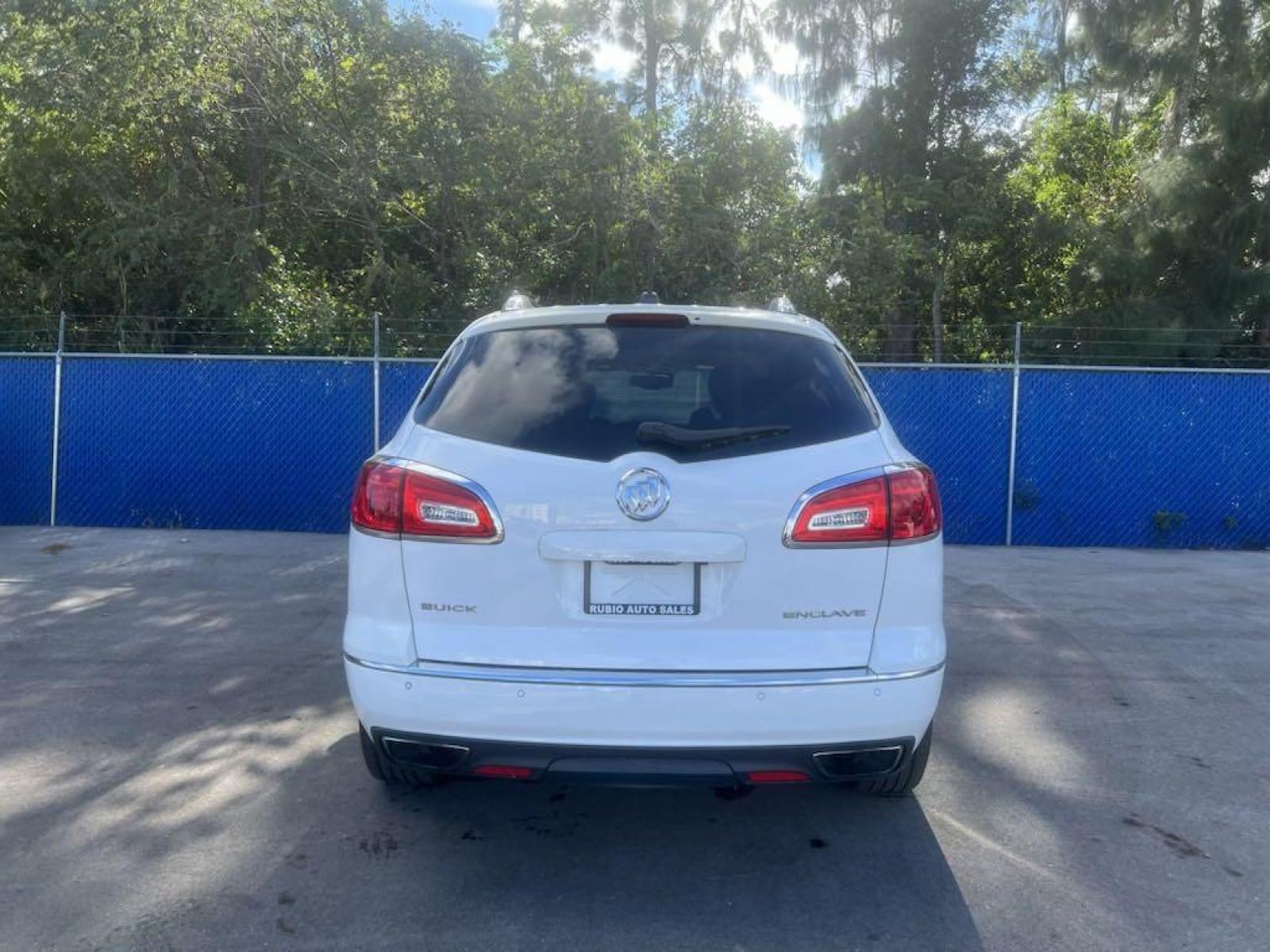 2016 Summit White /Light Titanium Buick Enclave Leather Group (5GAKRBKD9GJ) with an 3.6L V6 SIDI VVT engine, Automatic transmission, located at 27610 S Dixie Hwy, Homestead, FL, 33032, (305) 749-2348, 25.510241, -80.438301 - Photo #3