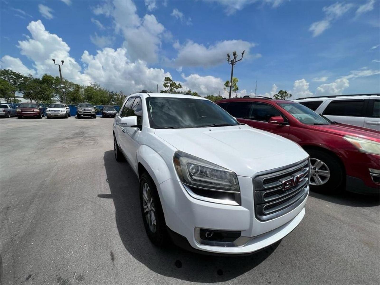 2016 Summit White /Dark Cashmere GMC Acadia SLT-1 (1GKKRRKDXGJ) with an 3.6L V6 SIDI engine, Automatic transmission, located at 27610 S Dixie Hwy, Homestead, FL, 33032, (305) 749-2348, 25.510241, -80.438301 - Photo #2