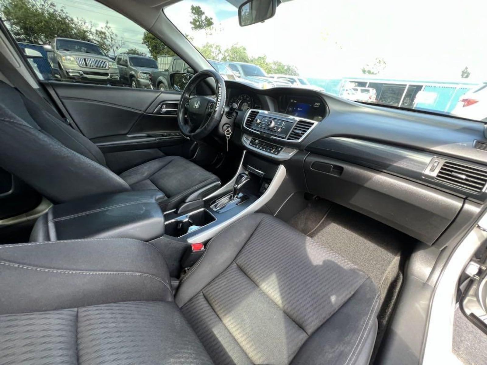 2014 Alabaster Silver Metallic /Black Honda Accord Sport (1HGCR2F5XEA) with an 2.4L I4 DOHC i-VTEC 16V engine, CVT transmission, located at 27610 S Dixie Hwy, Homestead, FL, 33032, (305) 749-2348, 25.510241, -80.438301 - Photo #11
