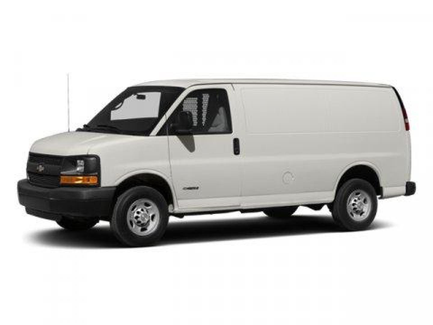 2014 Summit White /Medium Pewter Chevrolet Express Cargo Van Work Van (1GCWGFCA3E1) with an 8 4.8L engine, Automatic transmission, located at 27610 S Dixie Hwy, Homestead, FL, 33032, (305) 749-2348, 25.510241, -80.438301 - KBB.com Brand Image Awards. This Chevrolet Express Cargo Van delivers a Gas/Ethanol V8 4.8L/293 engine powering this Automatic transmission. TRANSMISSION, 6-SPEED AUTOMATIC, HEAVY-DUTY, ELECTRONICALLY CONTROLLED with overdrive tow/haul mode and internal transmission oil cooler (STD), TRAILER WIRING, - Photo#0