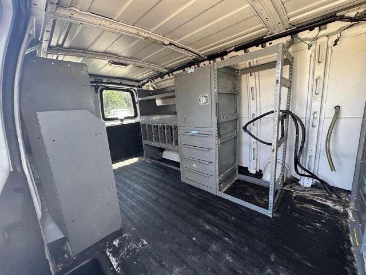 2014 Summit White /Medium Pewter Chevrolet Express Cargo Van Work Van (1GCWGFCA3E1) with an 8 4.8L engine, Automatic transmission, located at 27610 S Dixie Hwy, Homestead, FL, 33032, (305) 749-2348, 25.510241, -80.438301 - KBB.com Brand Image Awards. This Chevrolet Express Cargo Van delivers a Gas/Ethanol V8 4.8L/293 engine powering this Automatic transmission. TRANSMISSION, 6-SPEED AUTOMATIC, HEAVY-DUTY, ELECTRONICALLY CONTROLLED with overdrive tow/haul mode and internal transmission oil cooler (STD), TRAILER WIRING, - Photo#13