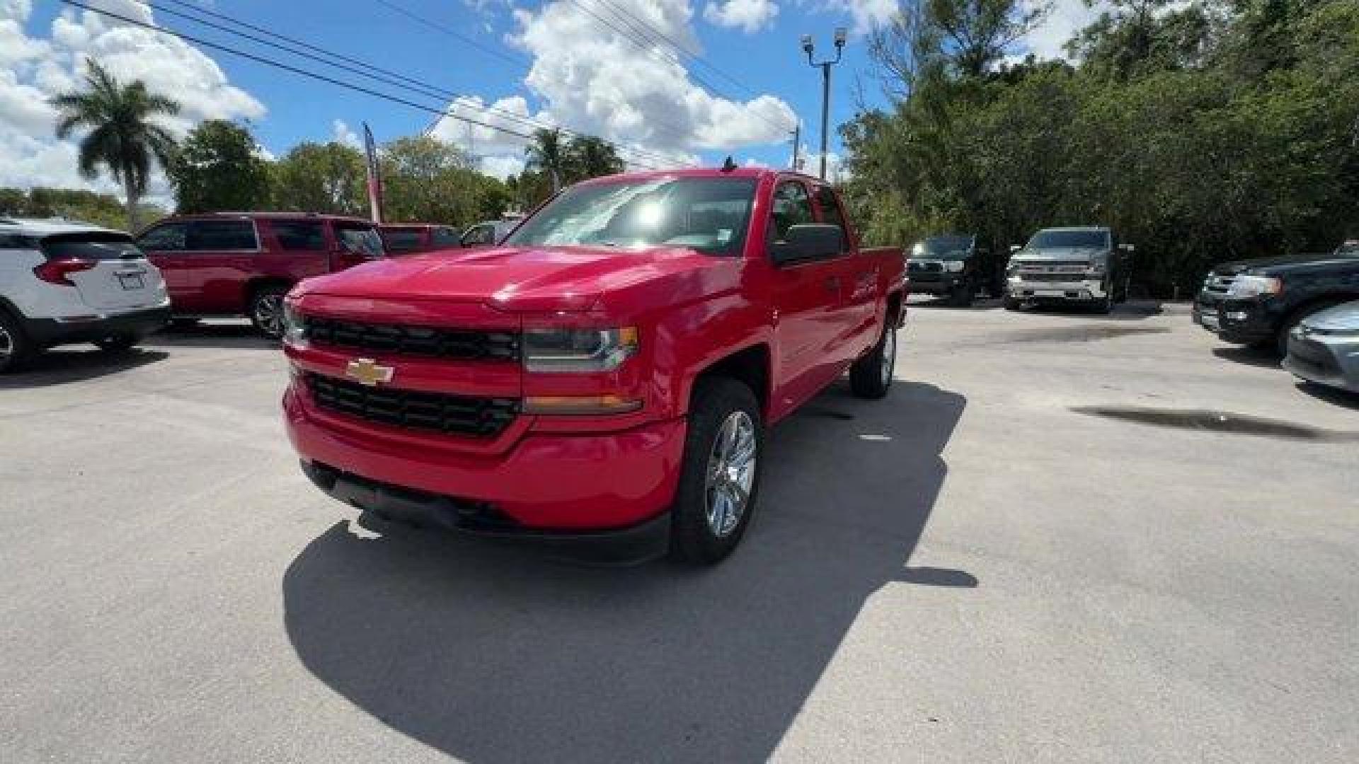 2016 Red Hot /Dark Ash with Jet Black Interior Accents Chevrolet Silverado 1500 Custom (1GCRCPEH6GZ) with an 6 4.3L engine, Automatic transmission, located at 27610 S Dixie Hwy, Homestead, FL, 33032, (305) 749-2348, 25.510241, -80.438301 - Delivers 24 Highway MPG and 18 City MPG! This Chevrolet Silverado 1500 boasts a Gas/Ethanol V6 4.3L/262 engine powering this Automatic transmission. WHEELS, 20 X 9 (50.8 CM X 22.9 CM) CHROME CLAD ALUMINUM (STD), TRANSMISSION, 6-SPEED AUTOMATIC, ELECTRONICALLY CONTROLLED with overdrive and tow/haul m - Photo#0