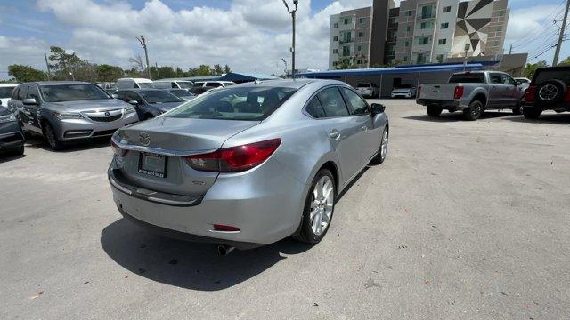 2016 Sonic Silver Metallic /Black Mazda Mazda6 i Touring (JM1GJ1V55G1) with an 4 2.5 L engine, Automatic transmission, located at 27610 S Dixie Hwy, Homestead, FL, 33032, (305) 749-2348, 25.510241, -80.438301 - IIHS Top Safety Pick+, Top Safety Pick+. Delivers 38 Highway MPG and 26 City MPG! This Mazda Mazda6 boasts a Regular Unleaded I-4 2.5 L/152 engine powering this Automatic transmission. Window Grid Antenna, Wheels: 19 Alloy, Variable Intermittent Wipers.* This Mazda Mazda6 Features the Following Opti - Photo#3