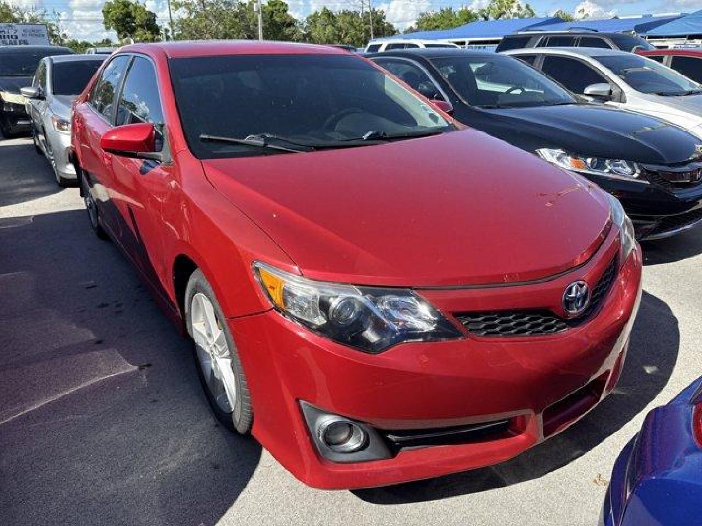 2013 Red Toyota Camry (4T1BF1FK4DU) with an 4 2.5L engine, Automatic transmission, located at 27610 S Dixie Hwy, Homestead, FL, 33032, (305) 749-2348, 25.510241, -80.438301 - KBB.com 10 Best New Sedans Under $25,000. Only 119,306 Miles! Boasts 35 Highway MPG and 25 City MPG! This Toyota Camry delivers a Gas I4 2.5L/152 engine powering this Automatic transmission. Whiplash-lessening front seats, Vehicle stability control, Variable assist pwr rack and pinion steering.* T - Photo#3