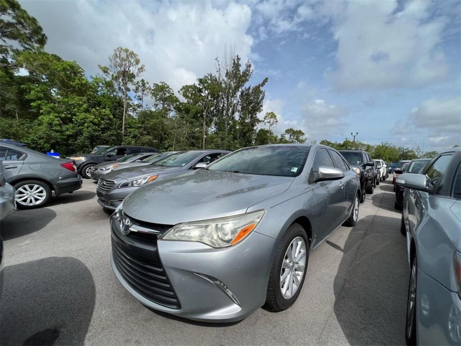 2016 Celestial Silver Metallic /Almond Toyota Camry Special Edition (4T1BF1FK5GU) with an 2.5L I4 SMPI DOHC engine, Automatic transmission, located at 27610 S Dixie Hwy, Homestead, FL, 33032, (305) 749-2348, 25.510241, -80.438301 - Photo #1