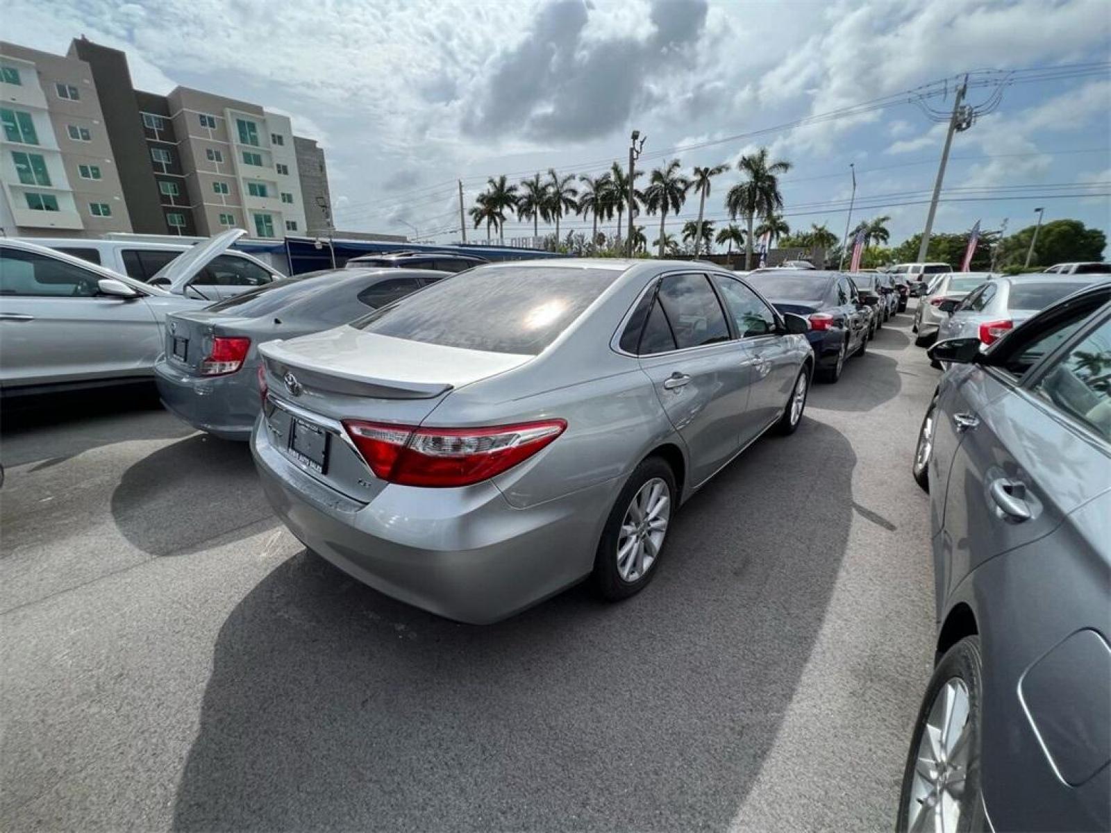 2016 Celestial Silver Metallic /Almond Toyota Camry Special Edition (4T1BF1FK5GU) with an 2.5L I4 SMPI DOHC engine, Automatic transmission, located at 27610 S Dixie Hwy, Homestead, FL, 33032, (305) 749-2348, 25.510241, -80.438301 - Photo #3
