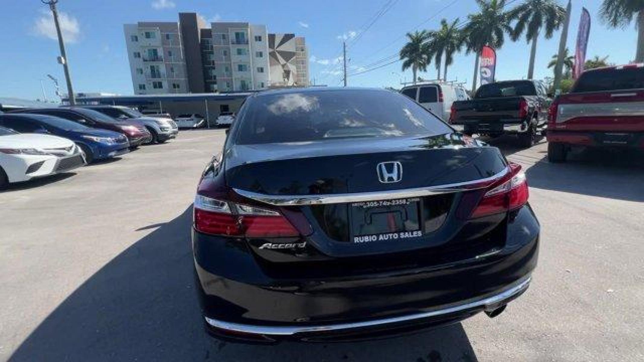 2016 Black Honda Accord Sedan LX (1HGCR2F32GA) with an 4 2.4 L engine, Variable transmission, located at 27610 S Dixie Hwy, Homestead, FL, 33032, (305) 749-2348, 25.510241, -80.438301 - KBB.com Brand Image Awards. Scores 37 Highway MPG and 27 City MPG! This Honda Accord Sedan delivers a Regular Unleaded I-4 2.4 L/144 engine powering this Variable transmission. Window Grid Antenna, Wheels: 16 Alloy, VSA Electronic Stability Control (ESC).* This Honda Accord Sedan Features the Follow - Photo #3