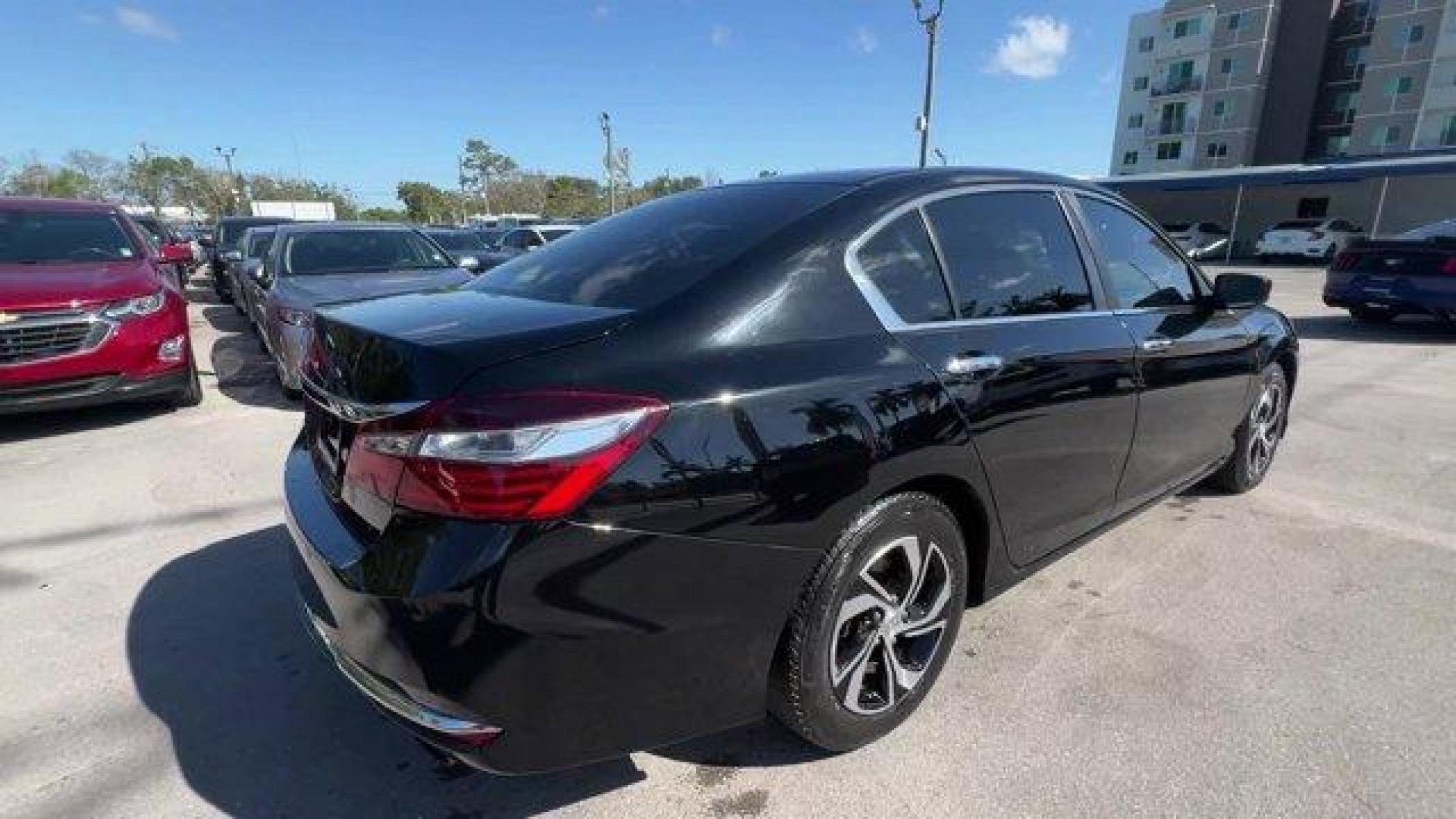 2016 Black Honda Accord Sedan LX (1HGCR2F32GA) with an 4 2.4 L engine, Variable transmission, located at 27610 S Dixie Hwy, Homestead, FL, 33032, (305) 749-2348, 25.510241, -80.438301 - KBB.com Brand Image Awards. Scores 37 Highway MPG and 27 City MPG! This Honda Accord Sedan delivers a Regular Unleaded I-4 2.4 L/144 engine powering this Variable transmission. Window Grid Antenna, Wheels: 16 Alloy, VSA Electronic Stability Control (ESC).* This Honda Accord Sedan Features the Follow - Photo #4