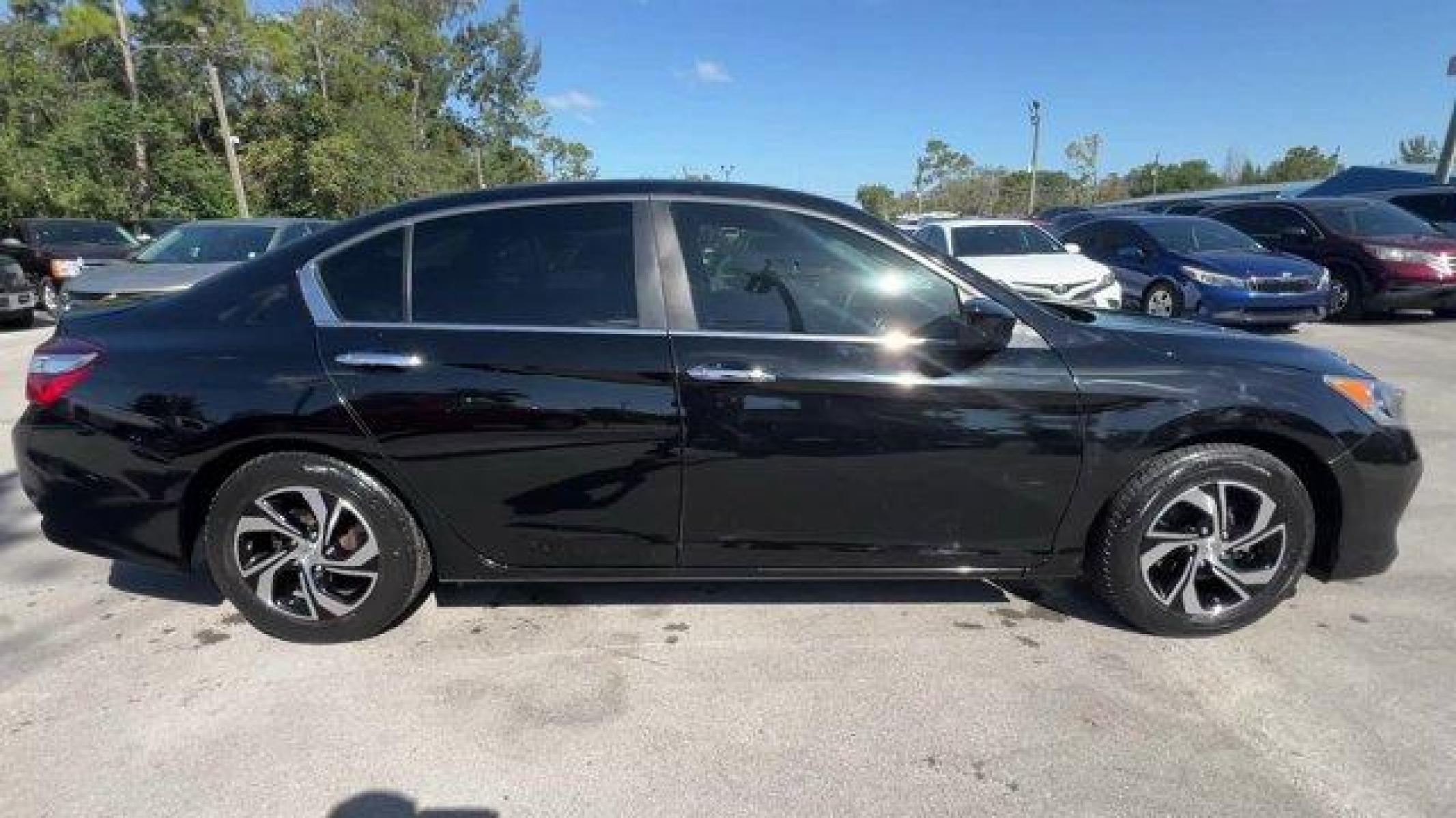 2016 Black Honda Accord Sedan LX (1HGCR2F32GA) with an 4 2.4 L engine, Variable transmission, located at 27610 S Dixie Hwy, Homestead, FL, 33032, (305) 749-2348, 25.510241, -80.438301 - KBB.com Brand Image Awards. Scores 37 Highway MPG and 27 City MPG! This Honda Accord Sedan delivers a Regular Unleaded I-4 2.4 L/144 engine powering this Variable transmission. Window Grid Antenna, Wheels: 16 Alloy, VSA Electronic Stability Control (ESC).* This Honda Accord Sedan Features the Follow - Photo #5